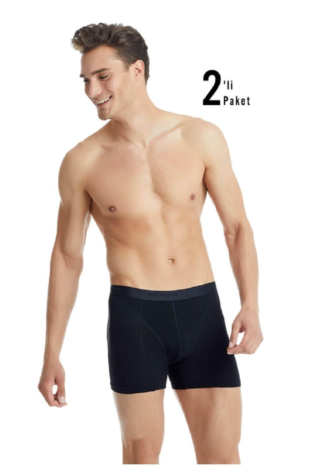 Blackspade 9502 Aura Organik 2'li Paket Extra Konfor Erkek Boxer