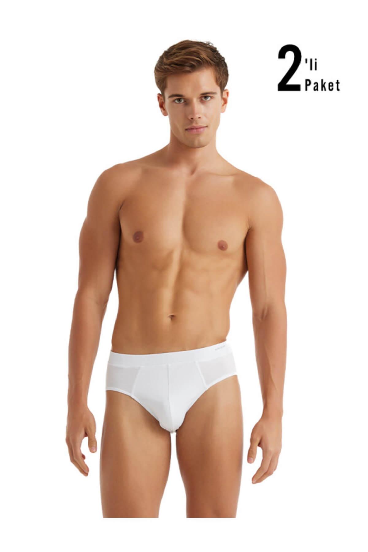 Blackspade 9625 Loose Fit %100 Pamuklu 2'li Ekonomik Paket Erkek Slip