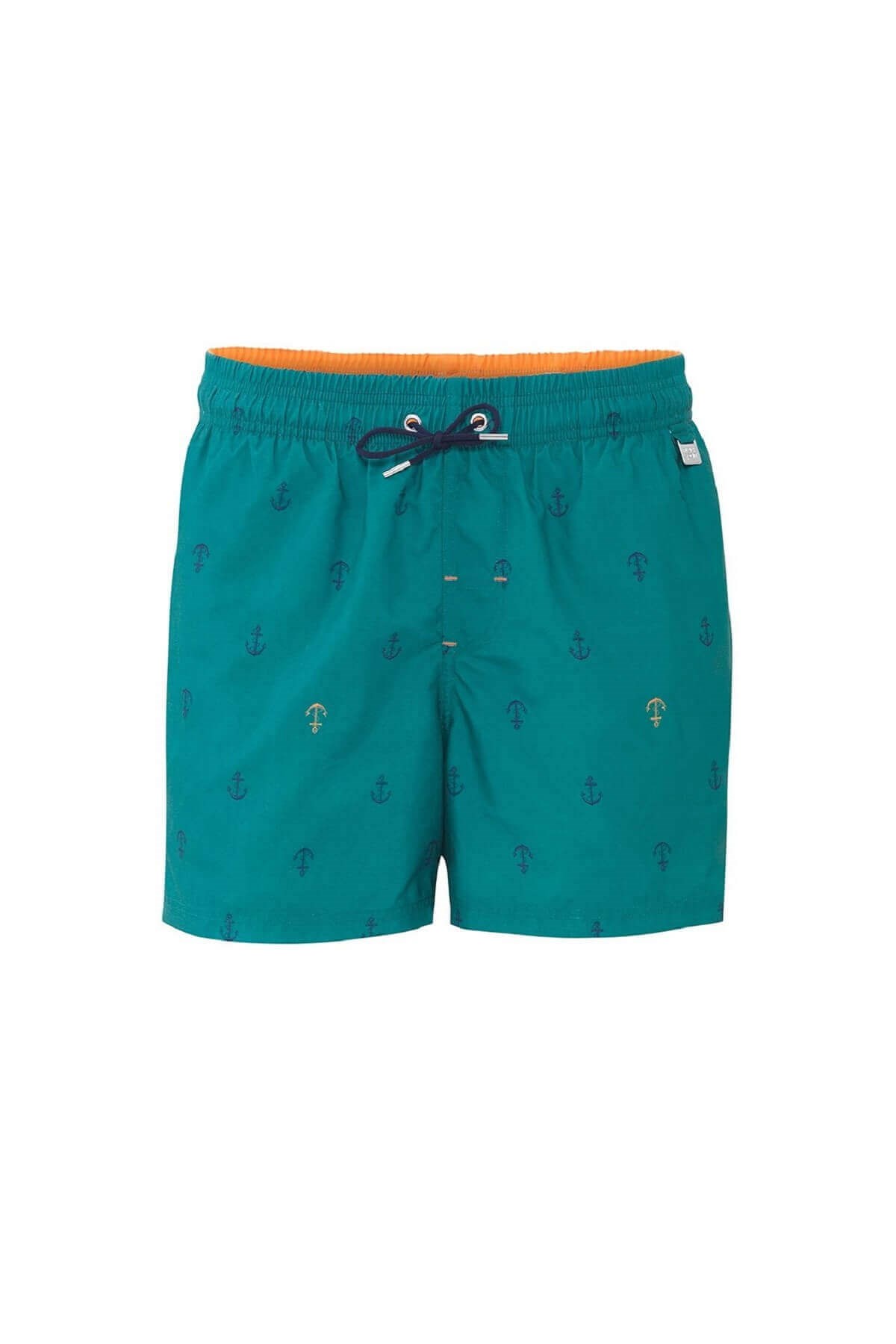 Blackspade Erkek Çapa Desenli Deniz Şort Mayo