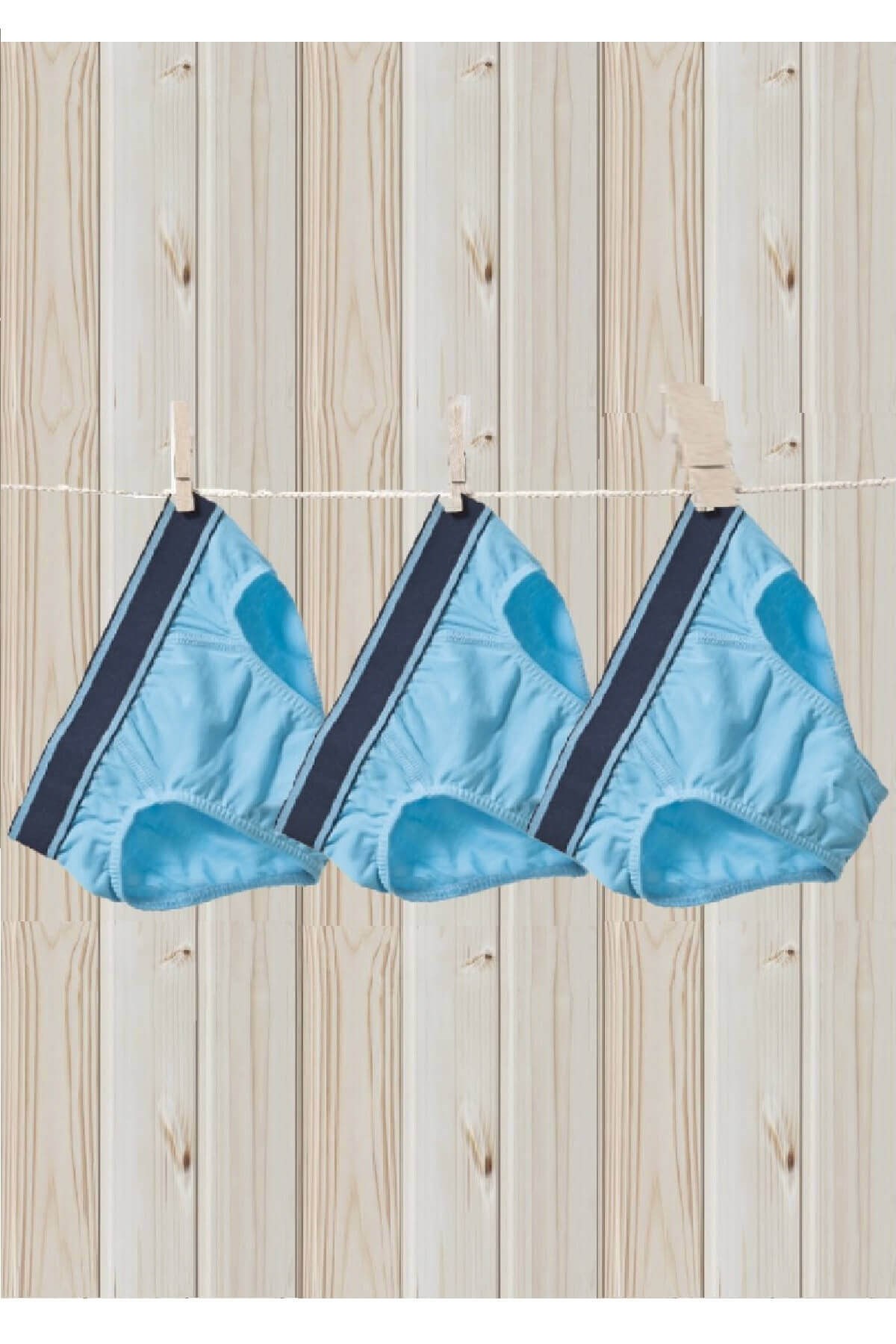 Blackspade Erkek Çocuk %95 Pamuk 3'lü Paket Slip