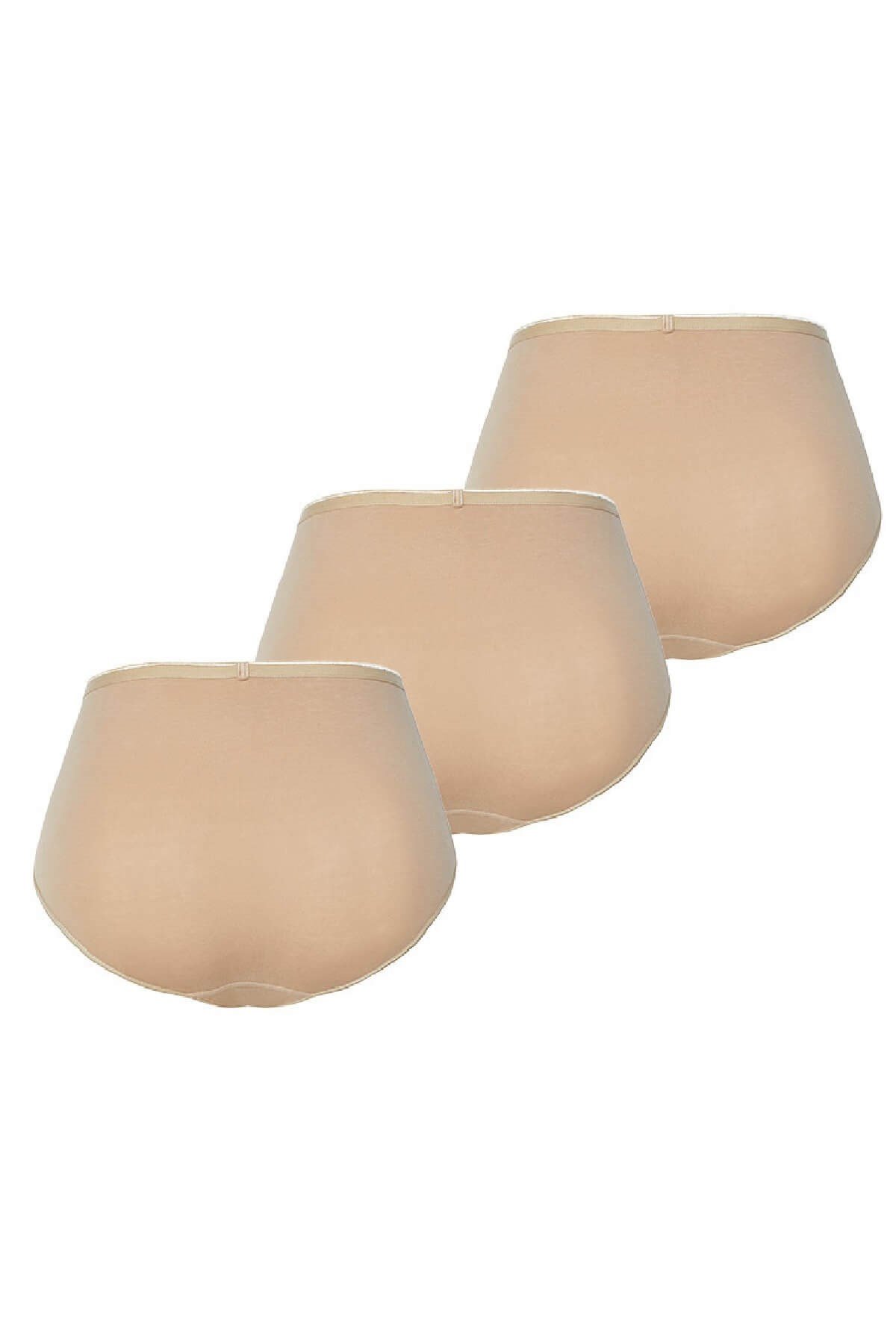 Blackspade Kadın %95 Pamuklu 3'lü Ekonomik Paket Yüksek Bel Külot