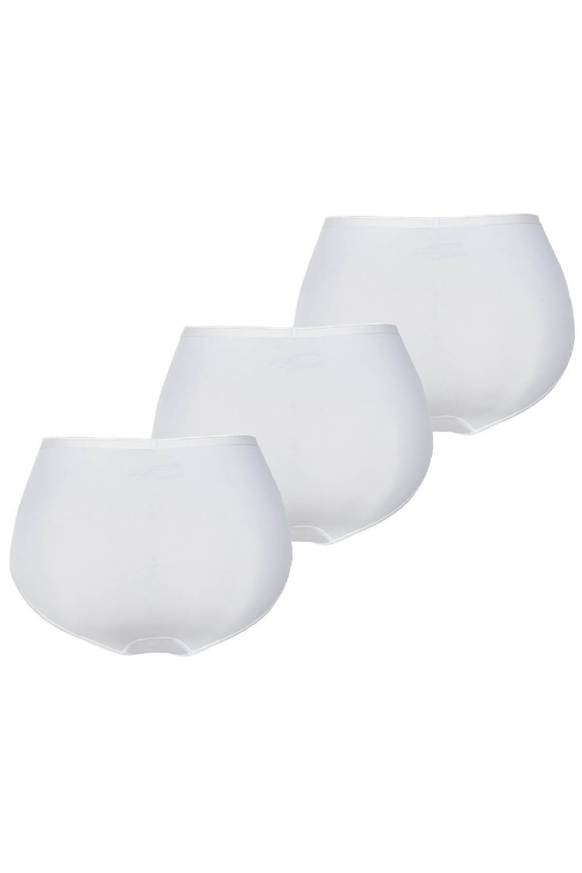 Blackspade Kadın %95 Pamuklu 3'lü Ekonomik Paket Yüksek Bel Külot