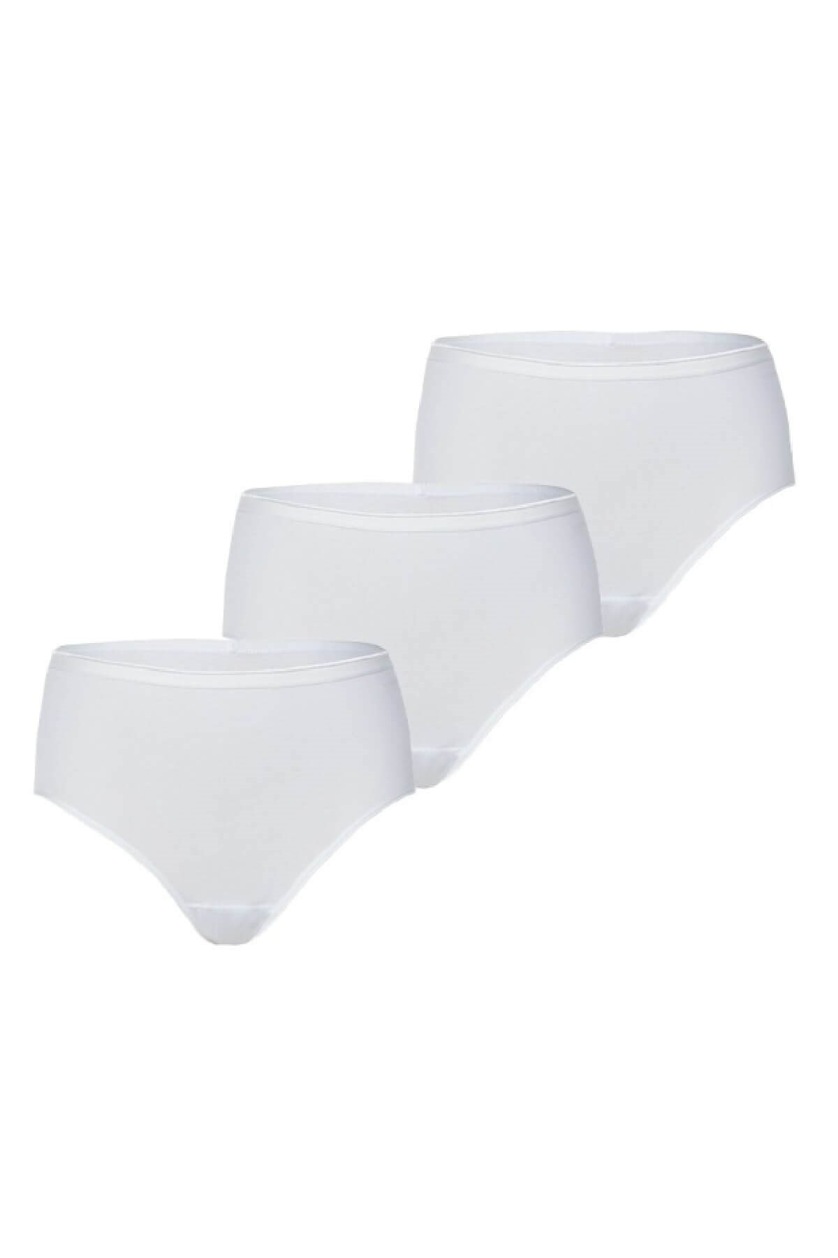 Blackspade Kadın %95 Pamuklu 3'lü Ekonomik Paket Yüksek Bel Külot