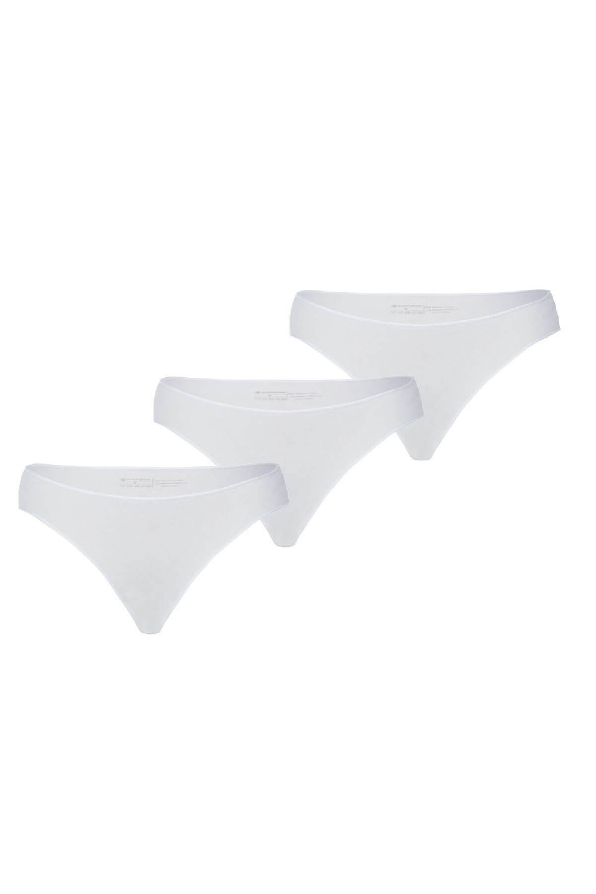 Blackspade Kadın %95 Pamuklu Gizli Lastik 3'lü Ekonomik Paket Slip