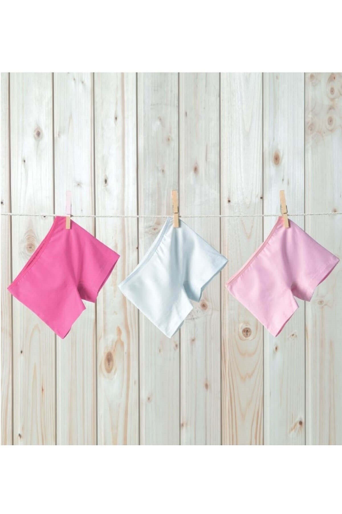 Blackspade Kız Çocuk 3'lü Paket %95 Pamuklu Boxer