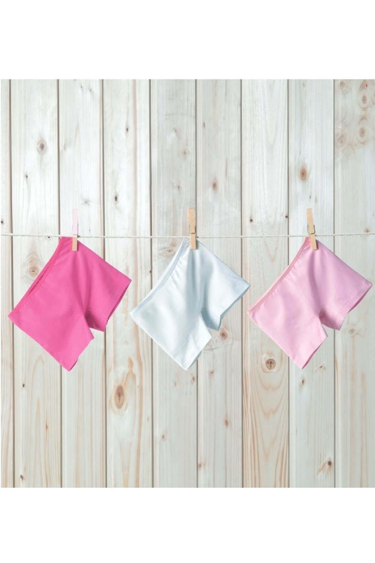 Blackspade Kız Çocuk 3'lü Paket %95 Pamuklu Boxer