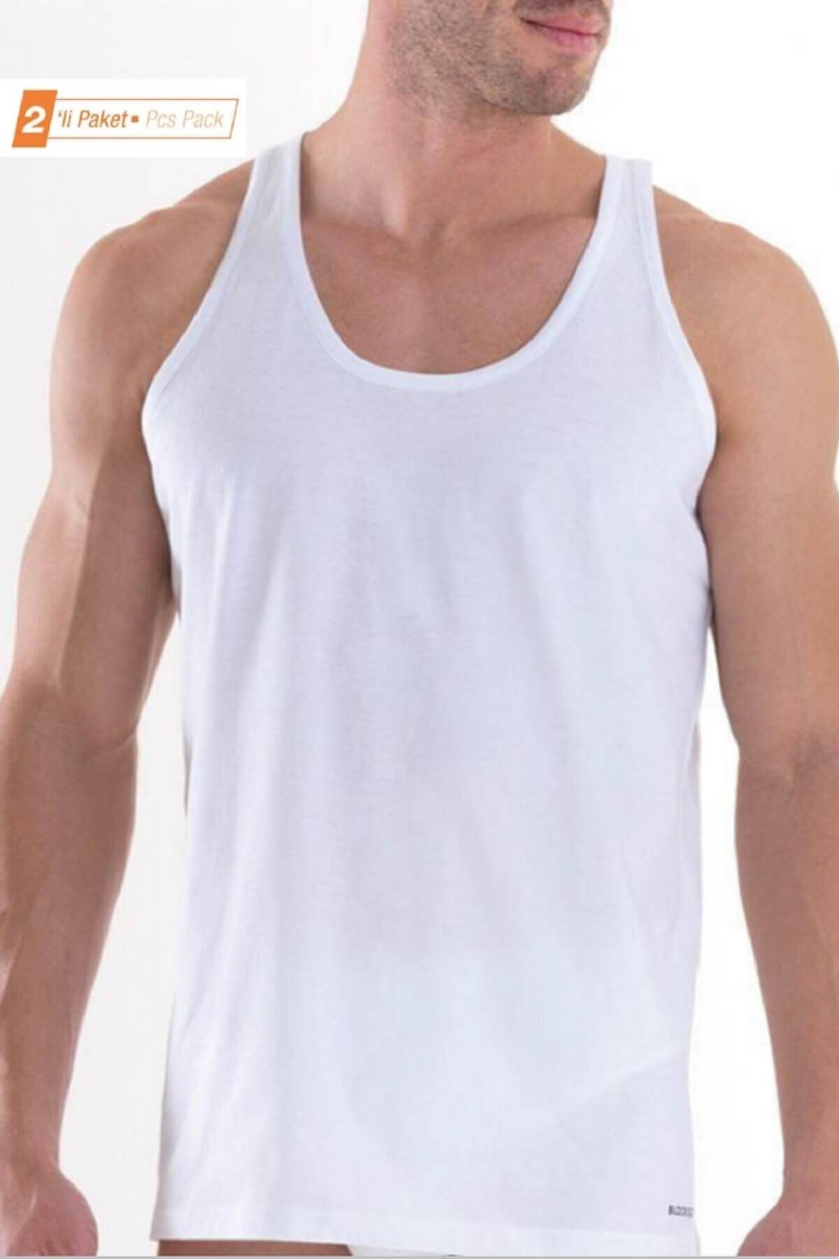 Blackspade Silver Erkek %100 Pamuk 2'li Ekonomik Paket Atlet