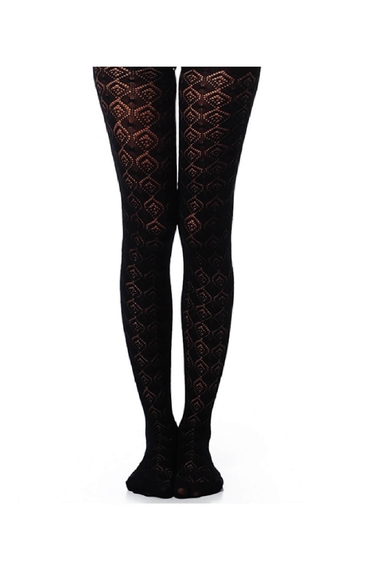 Daymod Karen Kadın Kış Filesi Külotlu Çorap - Krem