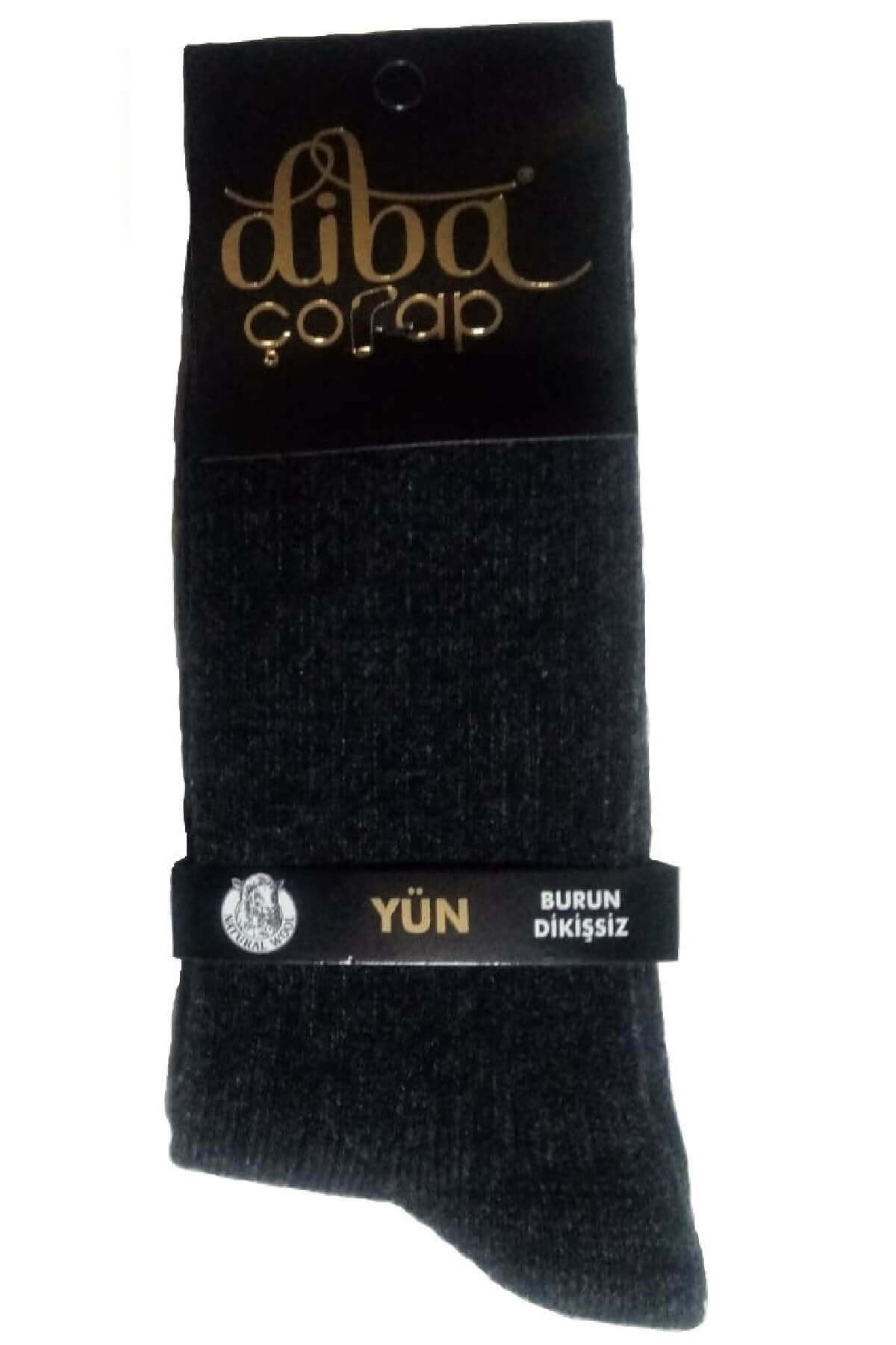Diba Erkek Kışlık %71 Gerçek Yün Soket  Çorap