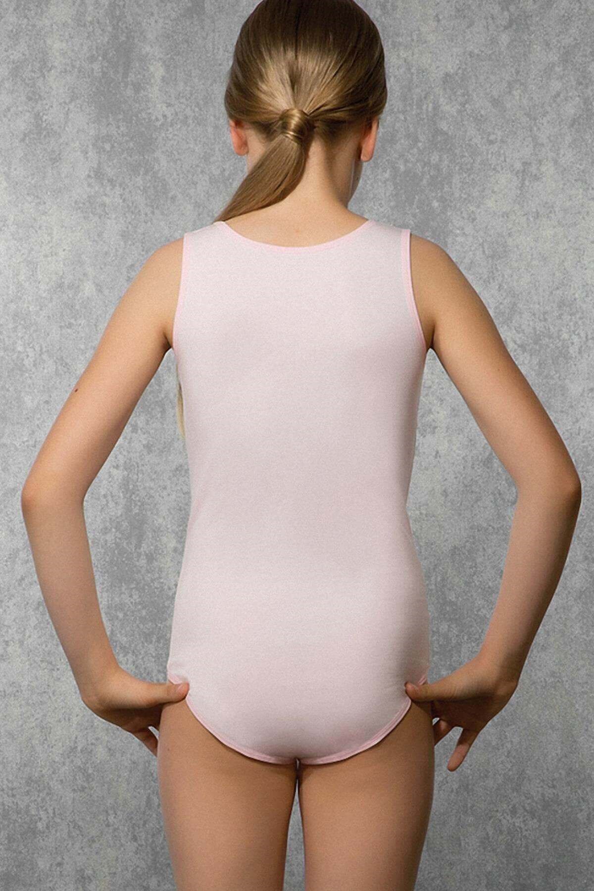 Doreanse 450 Modal Kız Çocuk Çıtçıtlı Boby / BODYSUIT - Beyaz