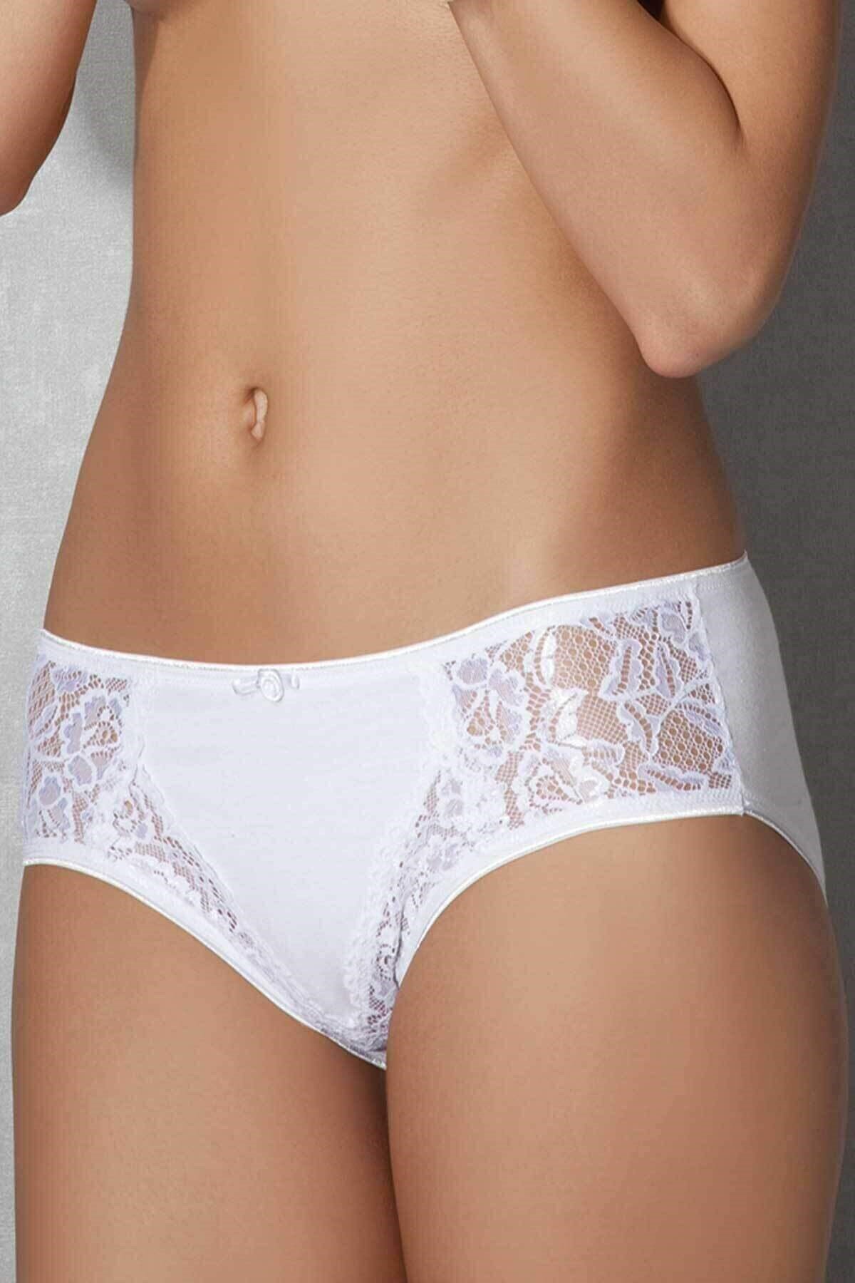 Doreanse 7138 Kadın Battal Yüksek Bel Dantel Detaylı Modal Slip & Külot