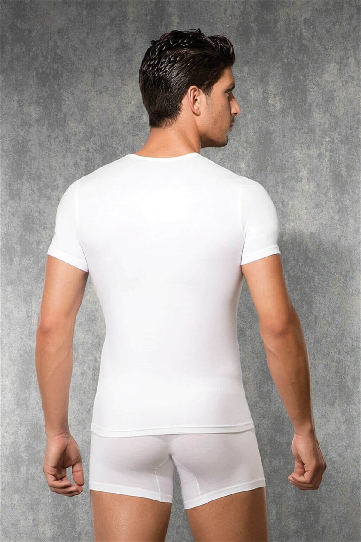 Doreanse Erkek Çift Etkili Ekstra Viloft Termal V Yaka İçlik T-shirt