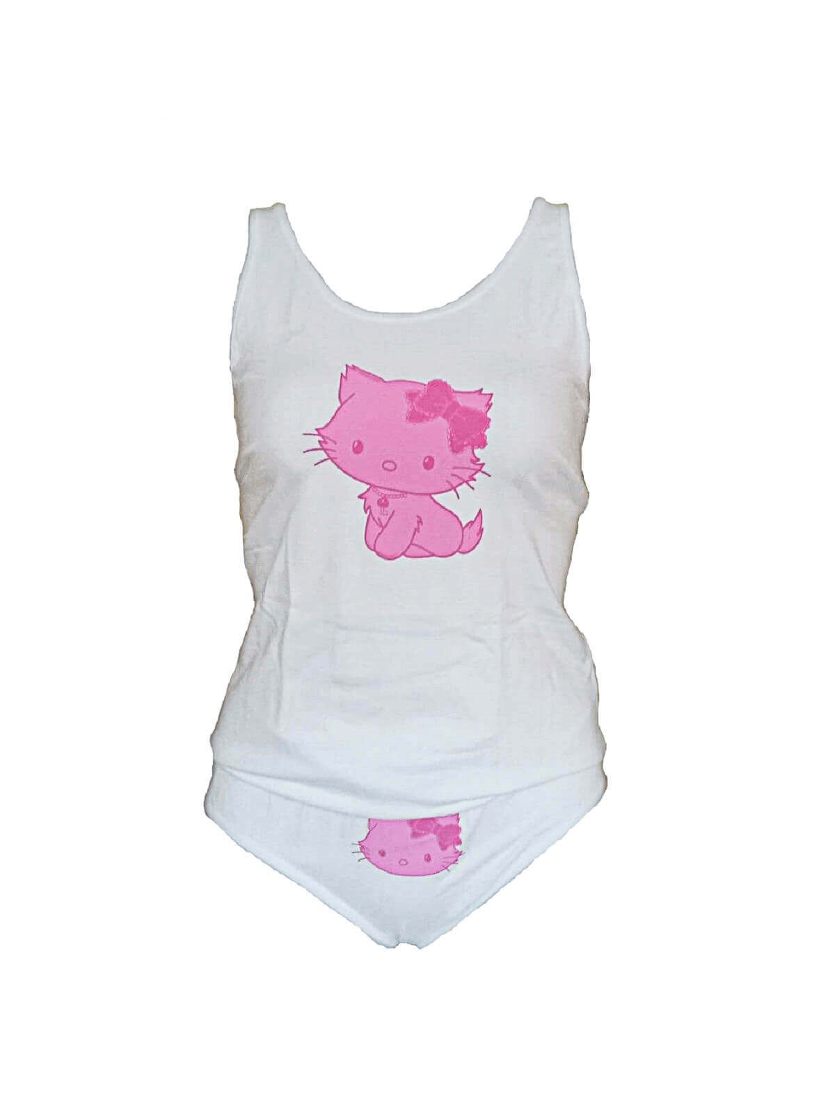 Erdem 2359 Kadın Kalın Askılı %92 Pamuklu Atlet Külot Takım