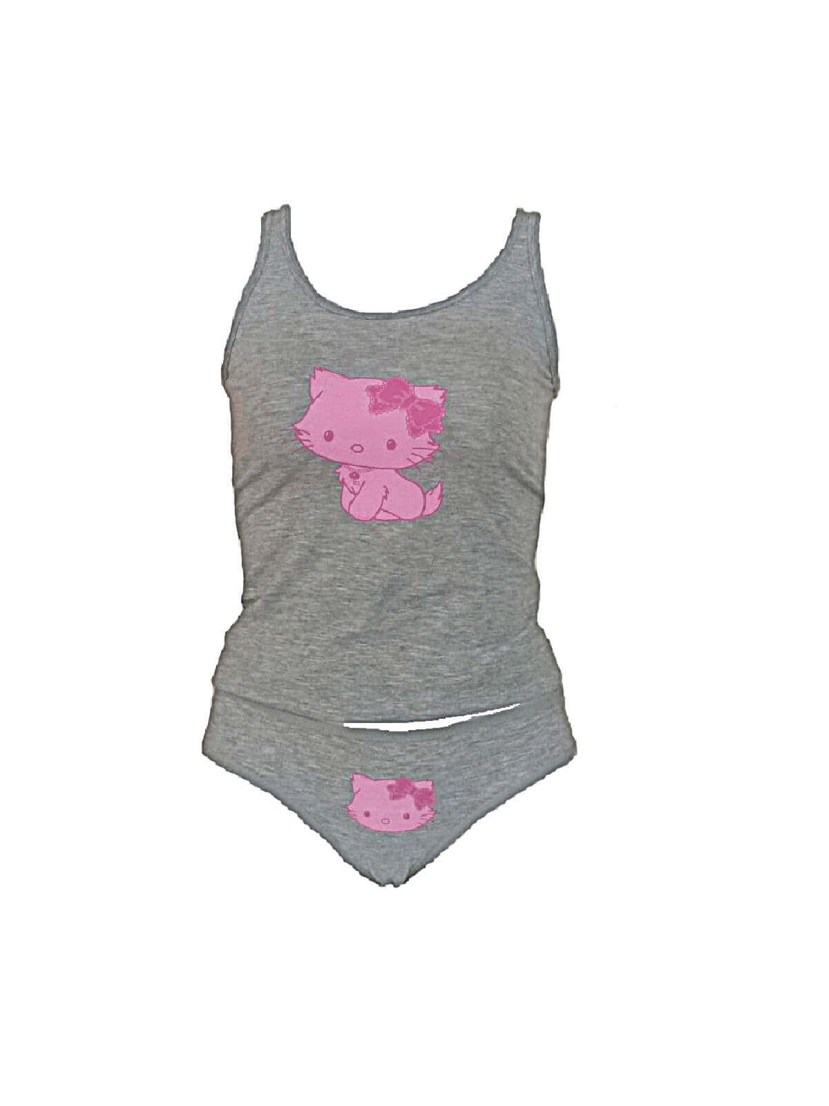 Erdem 2359 Kadın Kalın Askılı %92 Pamuklu Atlet Külot Takım