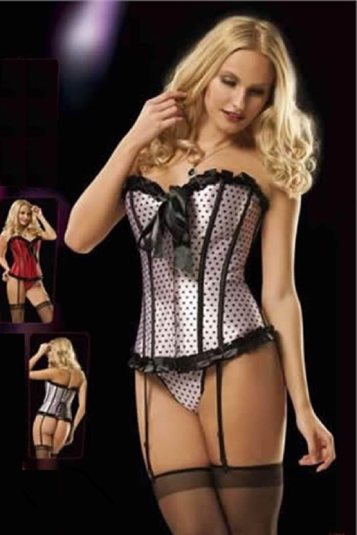 Erotica 20004 Kadın Fantezi Büstüyer Takım
