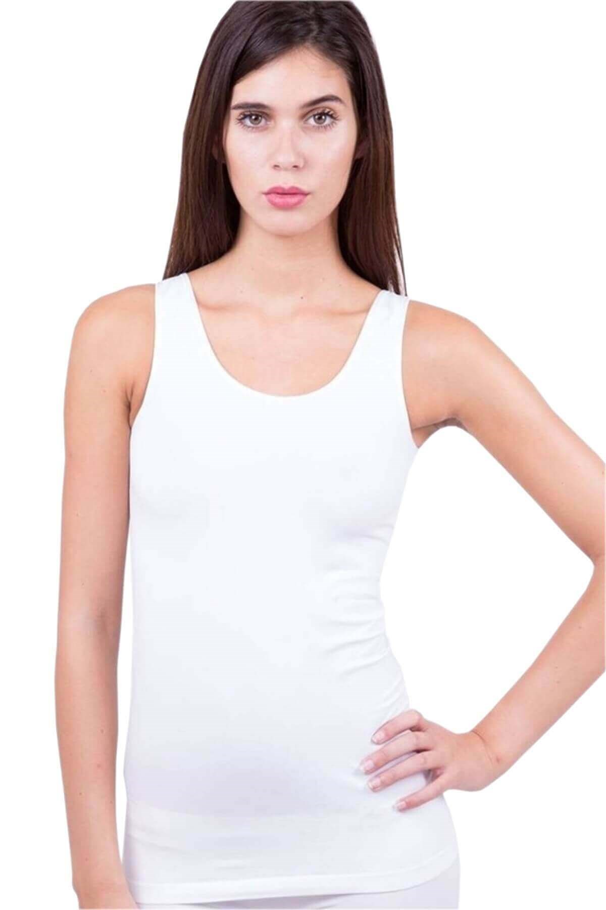 Femilet 0622 Kadın Modal Kalın Askılı Illusion Korse Atlet