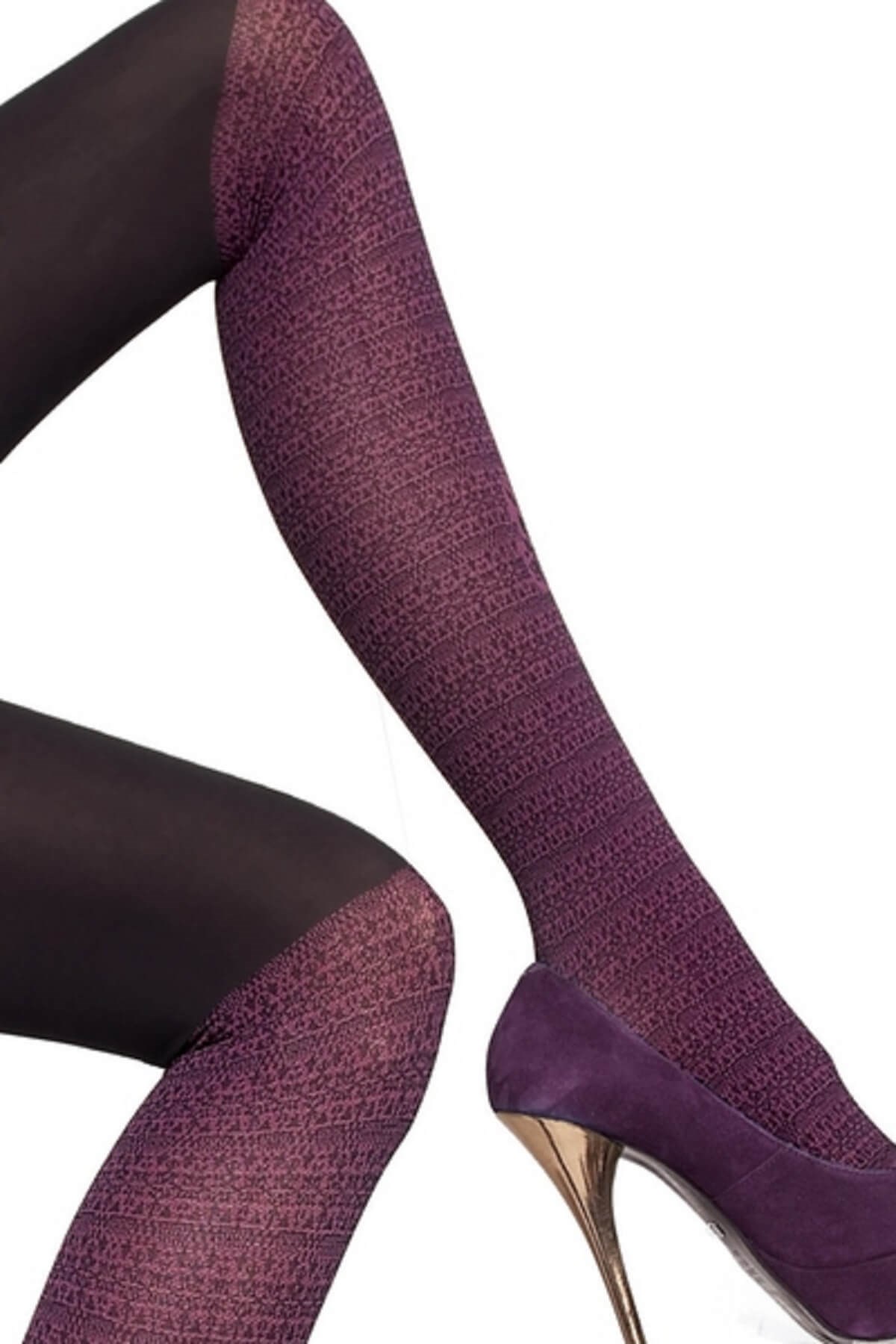 Fiore Monalisa 40 Den Desenli Kaçmayan Külotlu Çorap