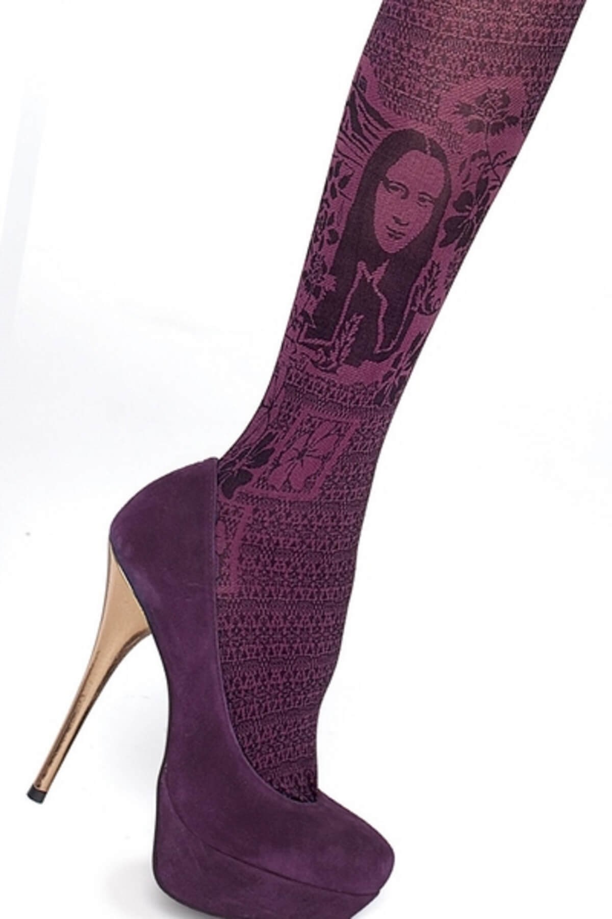 Fiore Monalisa 40 Den Desenli Kaçmayan Külotlu Çorap