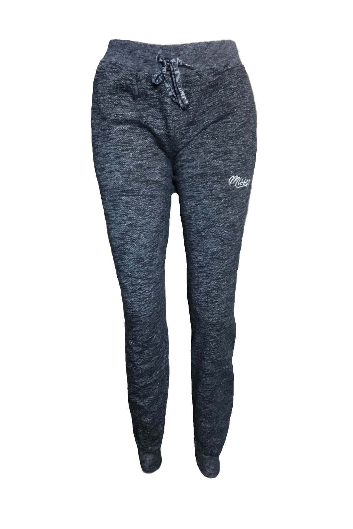 Free World Kadın %80 Pamuk Ekstra Kalın Üç iplik Kışlık Eşofman Altı