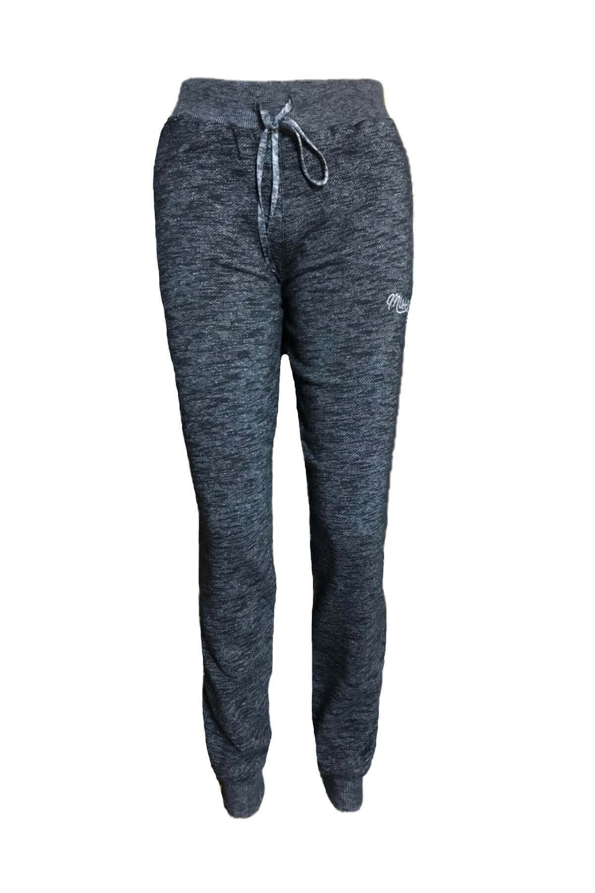 Free World Kadın %80 Pamuk Ekstra Kalın Üç iplik Kışlık Eşofman Altı