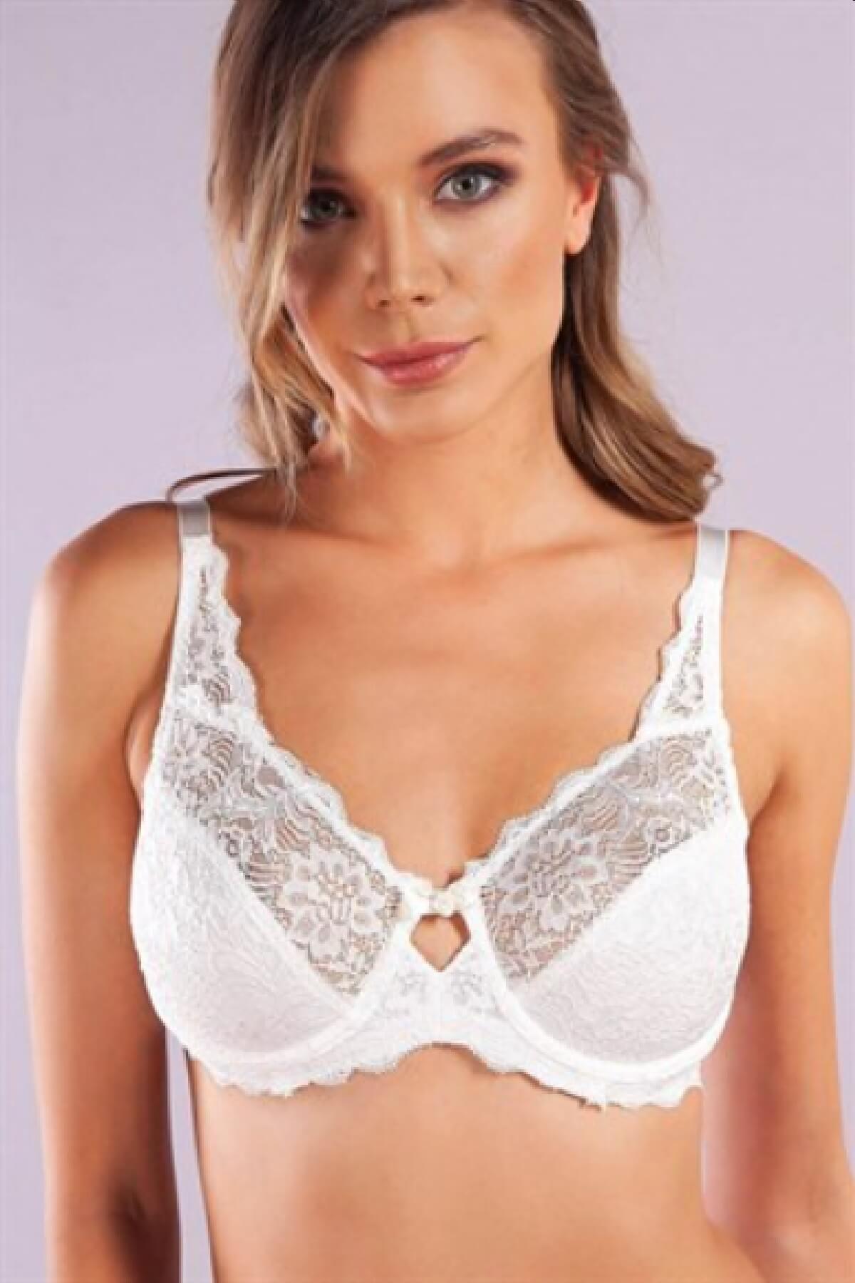 Golshan 120-016 Germa Dantelli Balenli Toparlayıcı Minimizer Sütyen