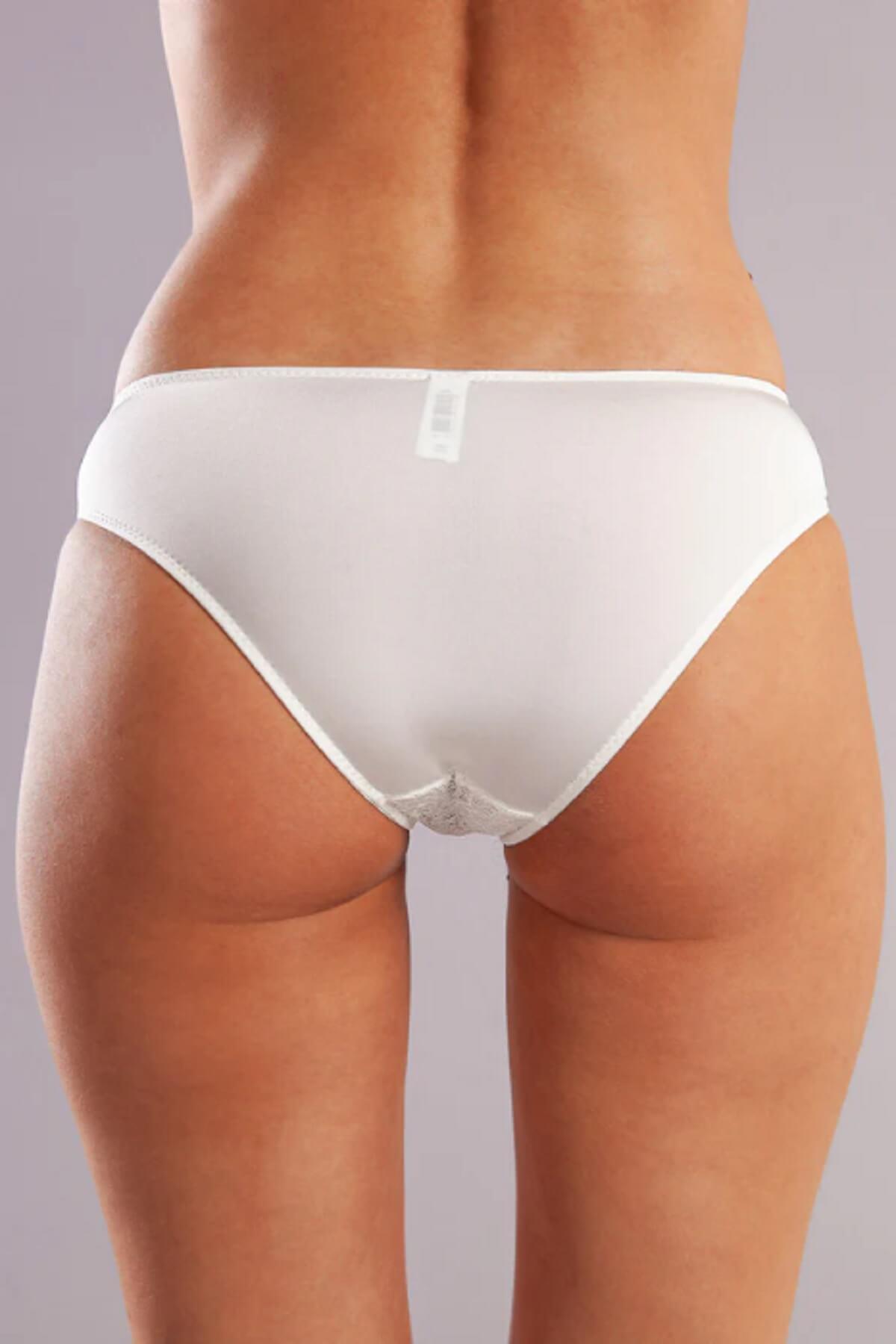 Golshan 131-011 Gala Kadın Saten Dantel Detaylı Fantezi Slip