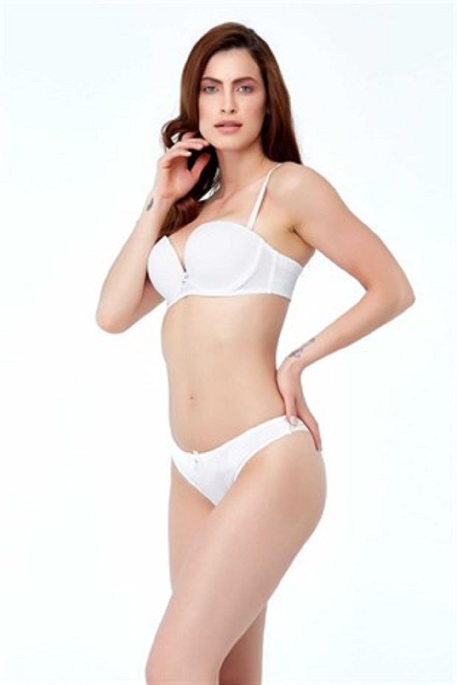 Golshan Ekstra Destekli Push Up Dantelli Straplez Sütyen