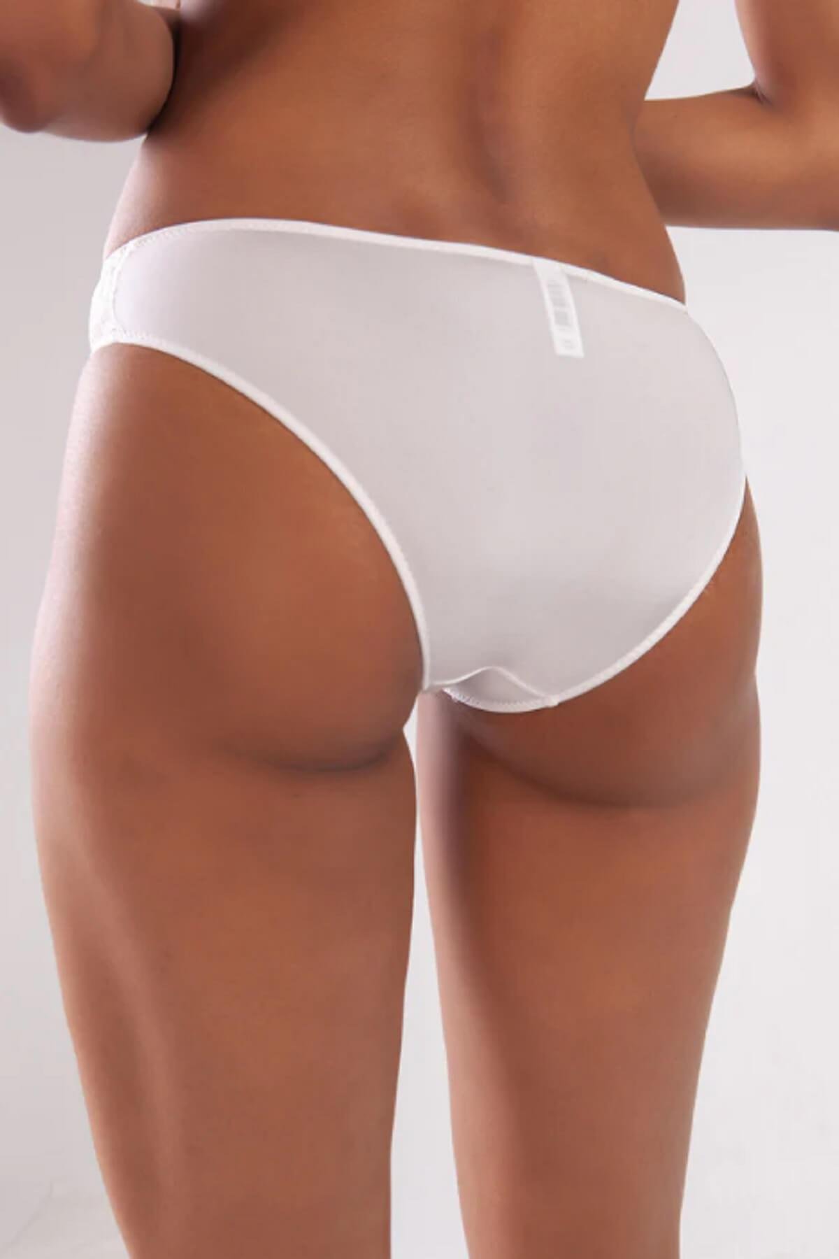 Golshan131-010 Gracia Kadın Saten Dantel Detaylı Fantezi Mini Slip