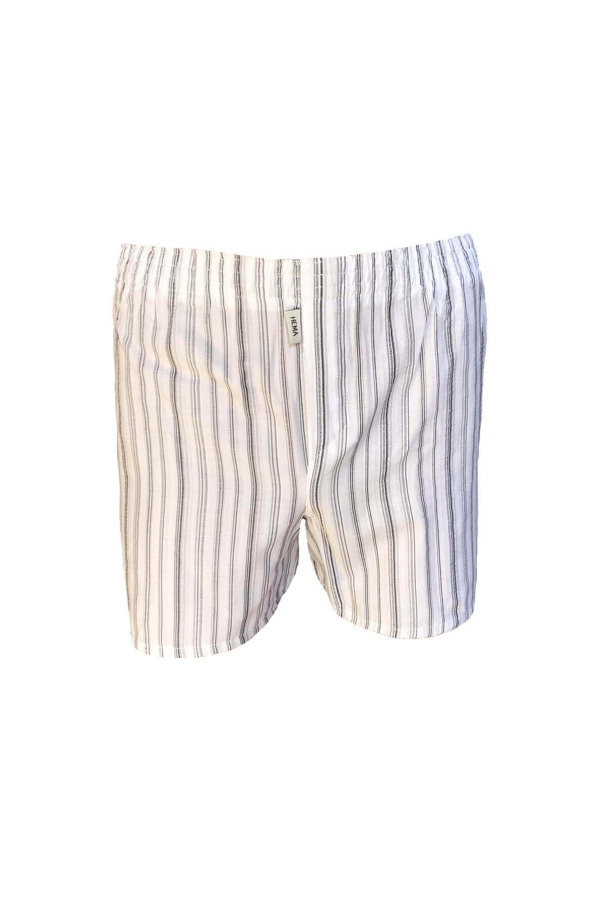 HEMA Erkek %100 Pamuklu 4'lü Ekonomik Paket Beyaz Poplin Boxer