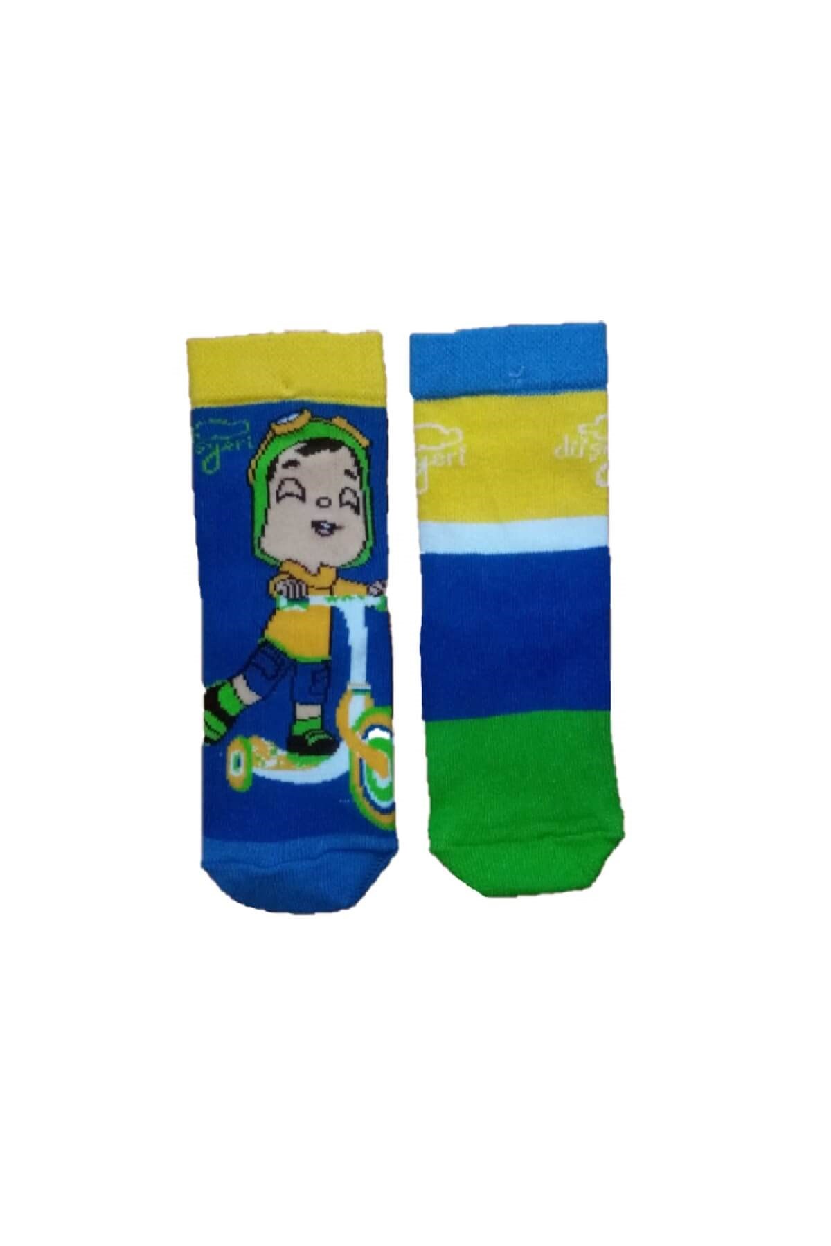 Leliko - Lisanslı Çizgi Film Karakter Baskılı 2'li Paket 4 Mevsim Soket Çorap