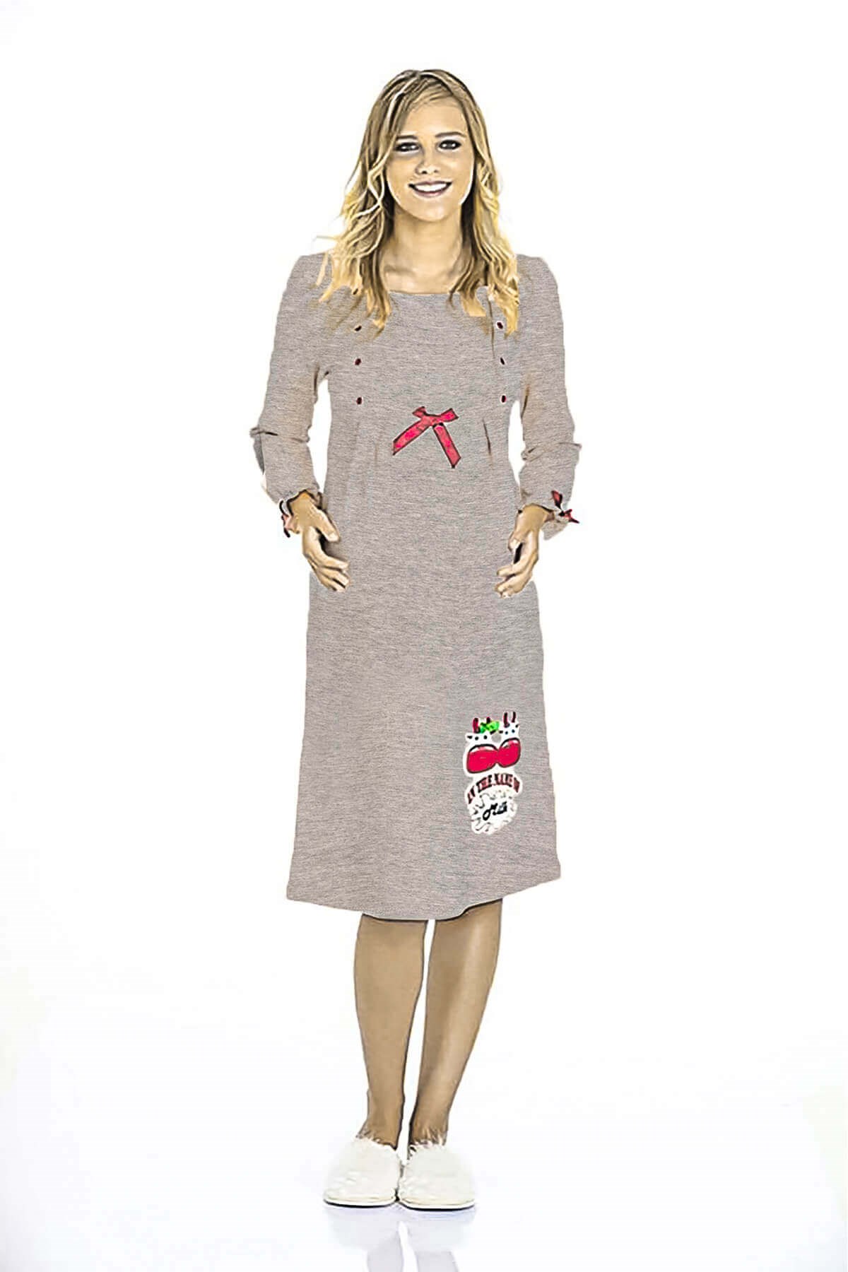 Limissi %95 Pamuk 2'li Hamile Gecelik Takım