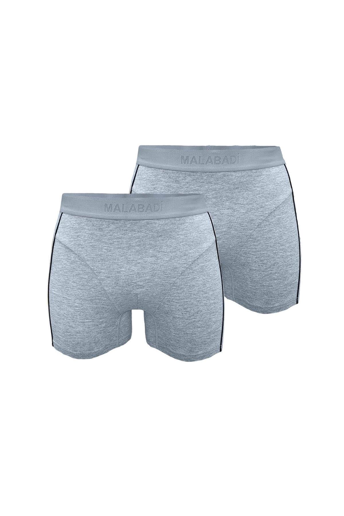 Malabadi 017 2'li Paket Erkek Biyeli Modal Boxer