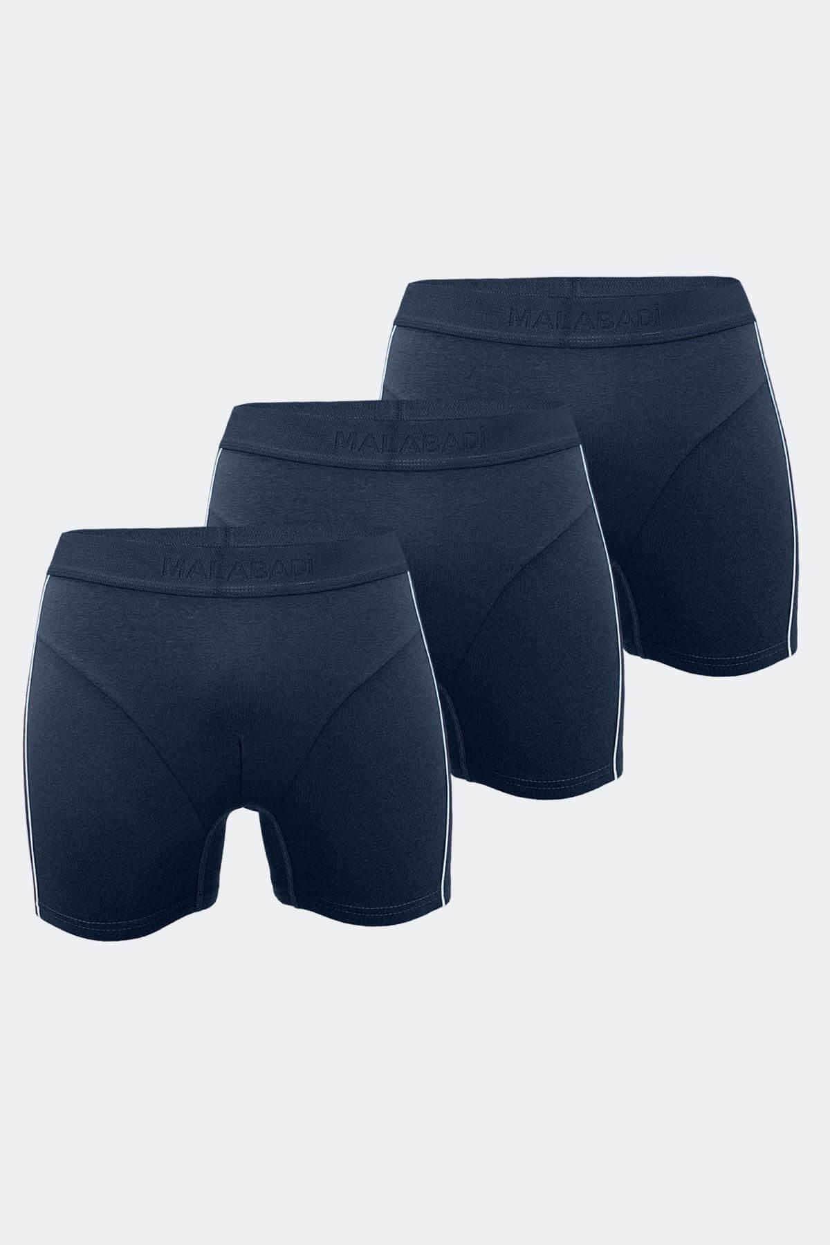Malabadi 017 3'lü Paket Erkek Biyeli Modal Boxer