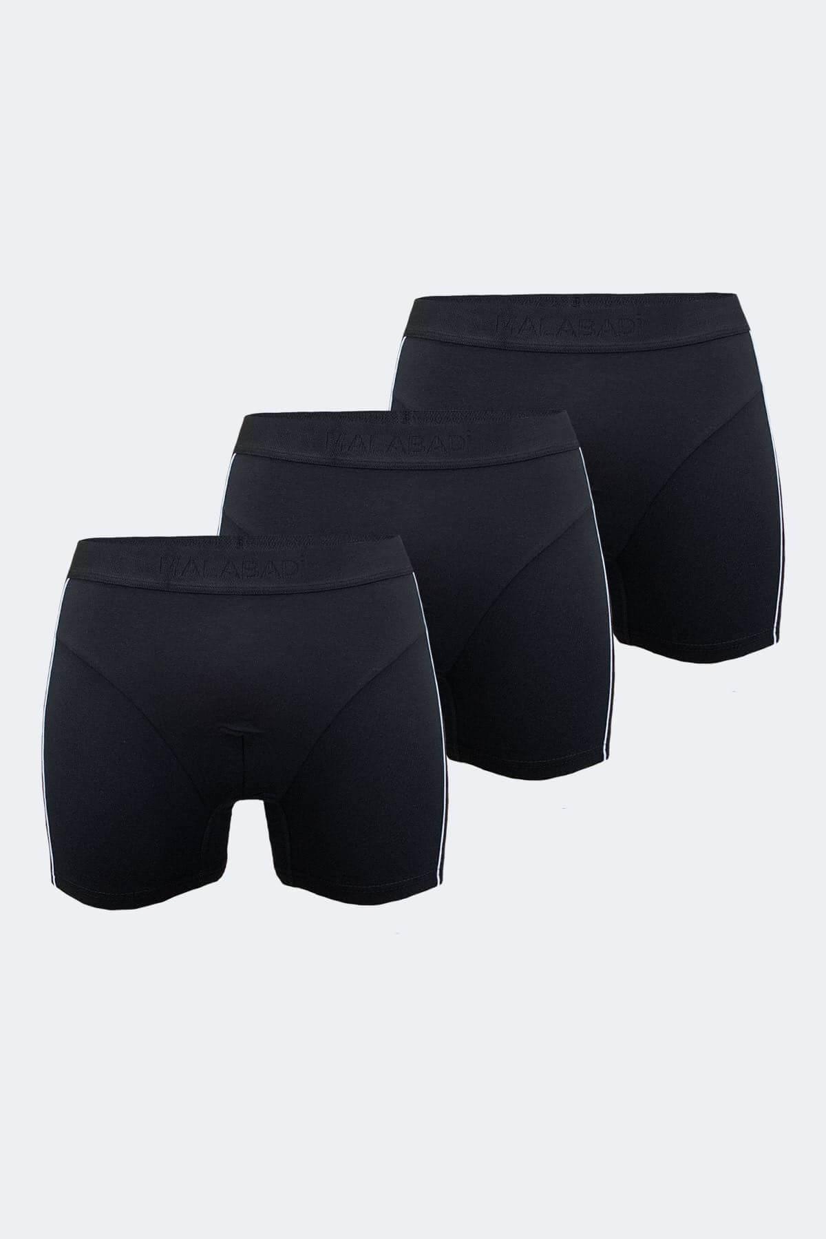 Malabadi 017 3'lü Paket Erkek Biyeli Modal Boxer