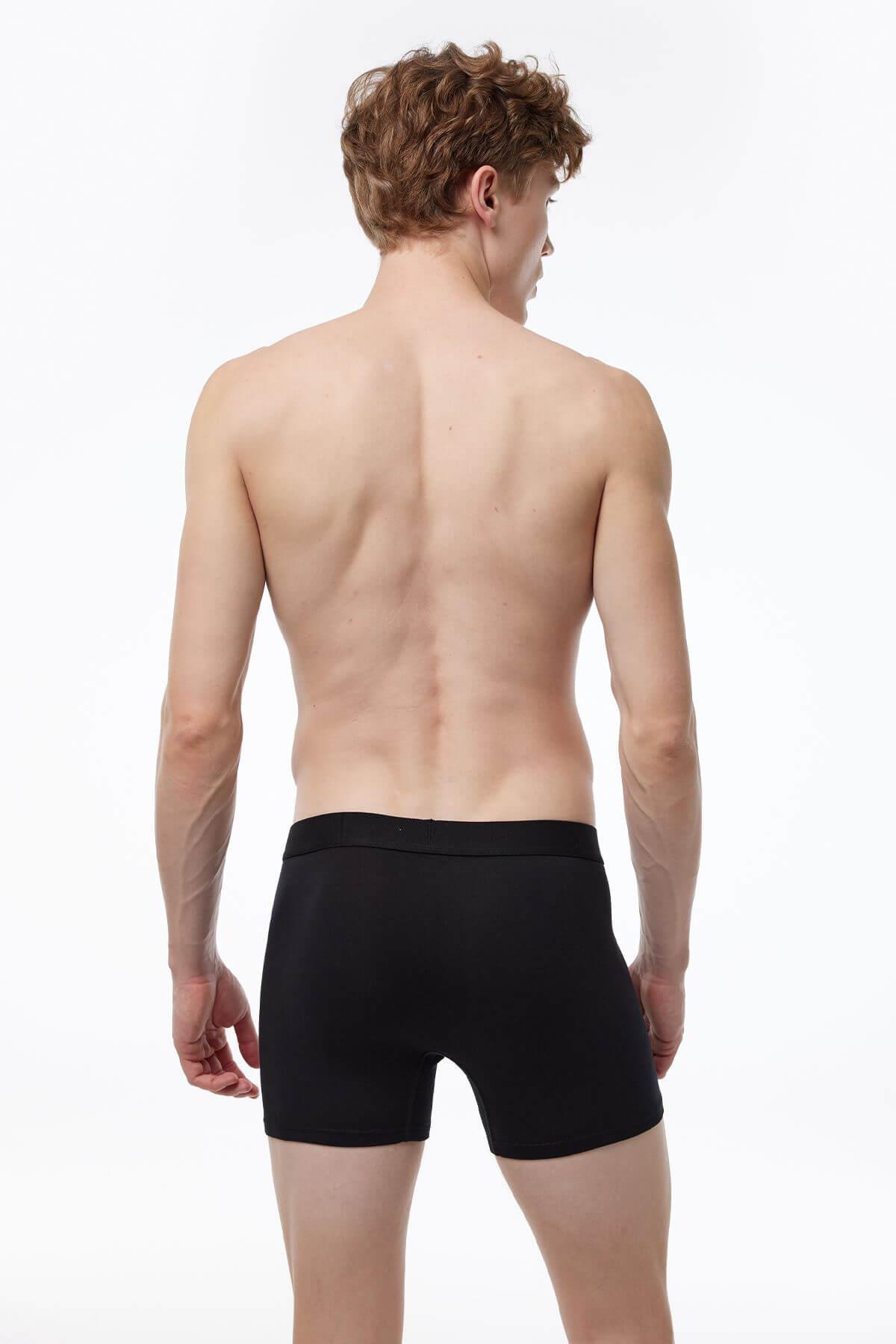 Malabadi 017 3'lü Paket Erkek Biyeli Modal Boxer