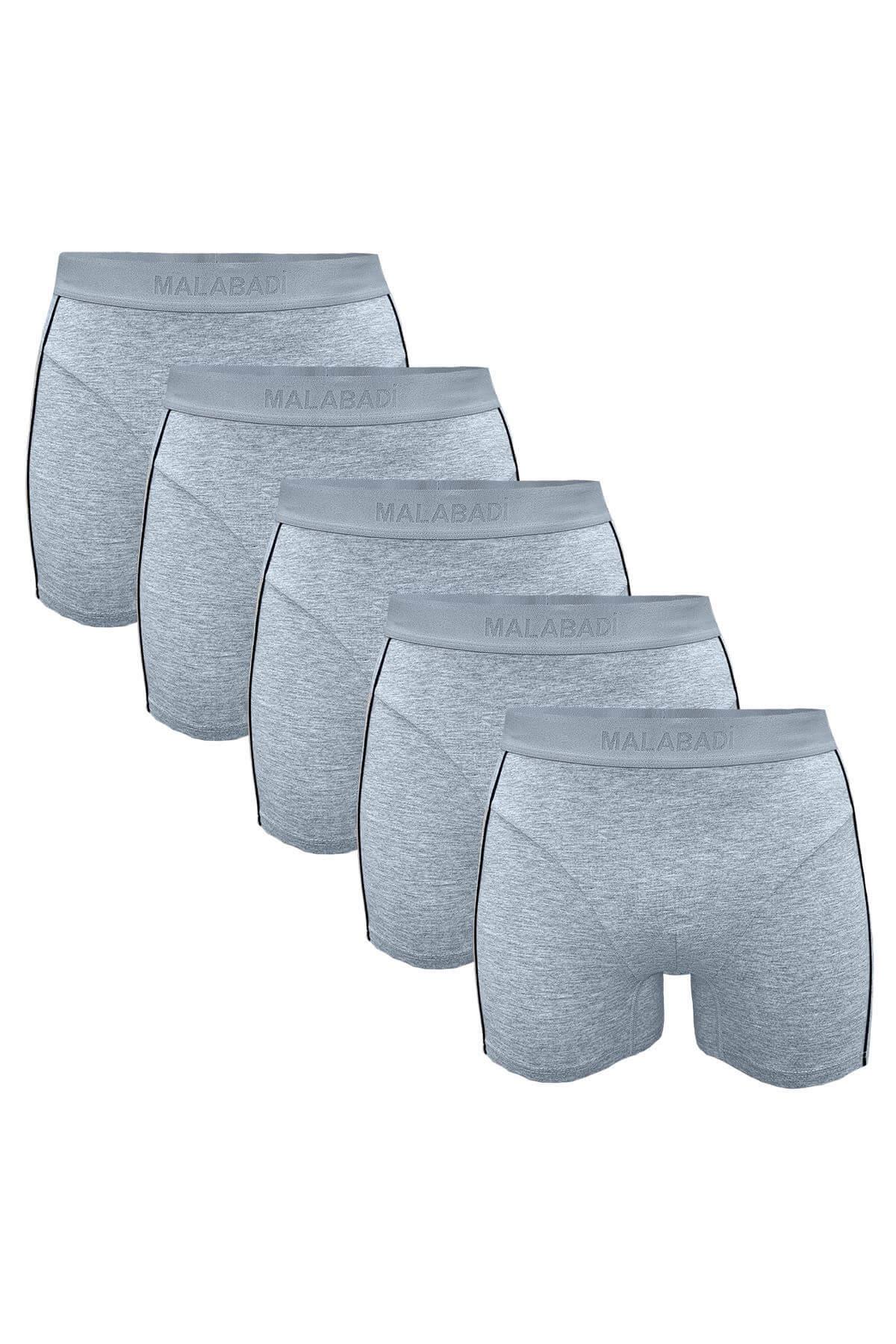 Malabadi 017 5'li Paket Erkek Biyeli Modal Boxer