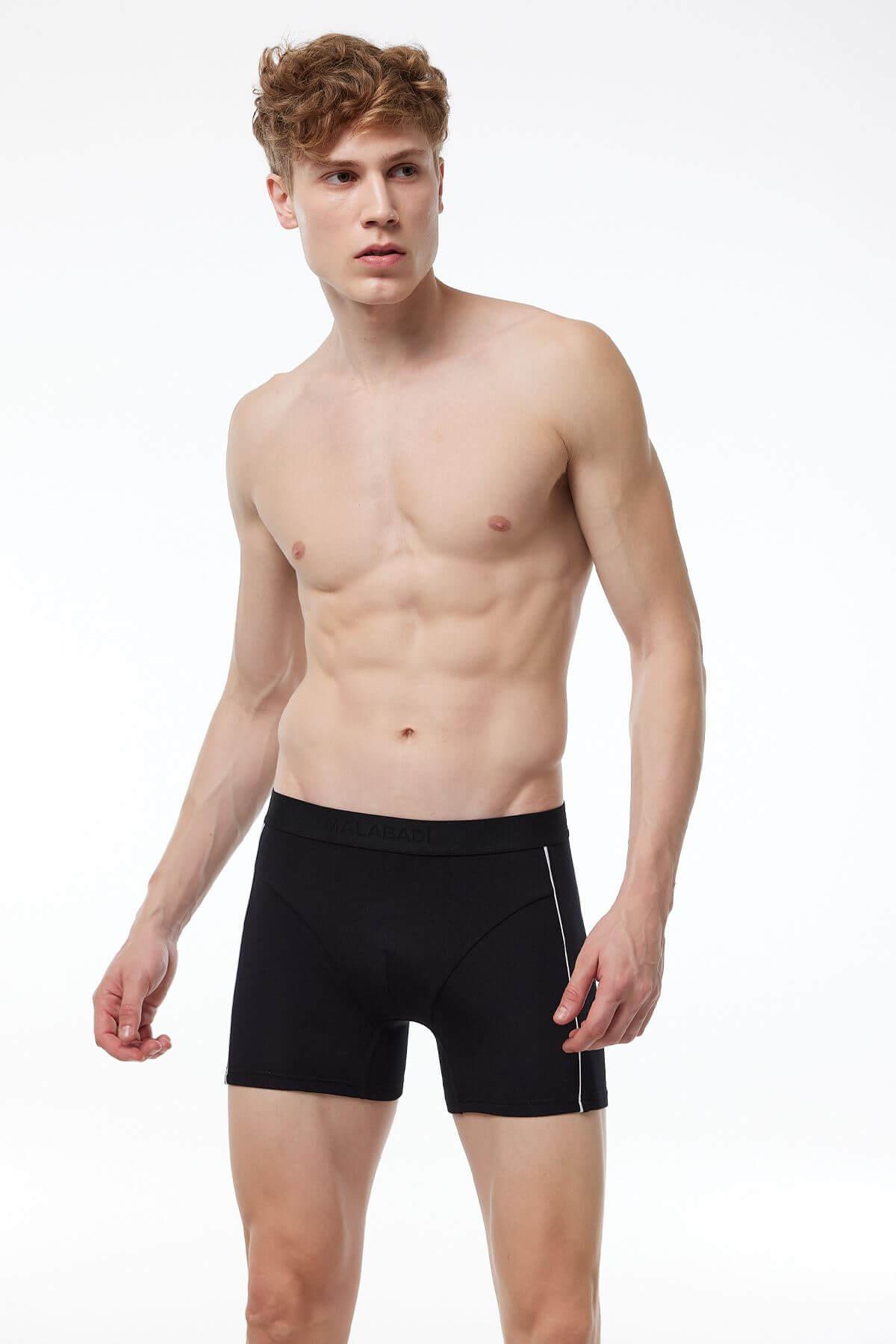 Malabadi 017 5'li Paket Erkek Biyeli Modal Boxer