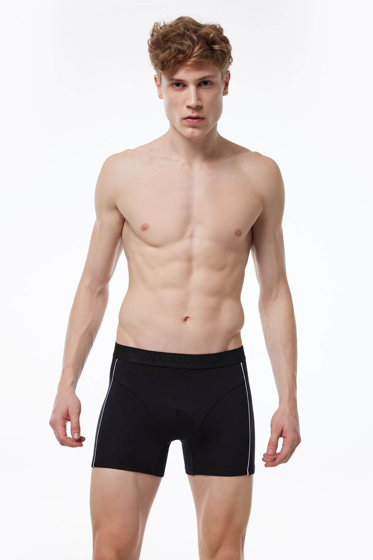 Malabadi 017 5'li Paket Erkek Biyeli Modal Boxer