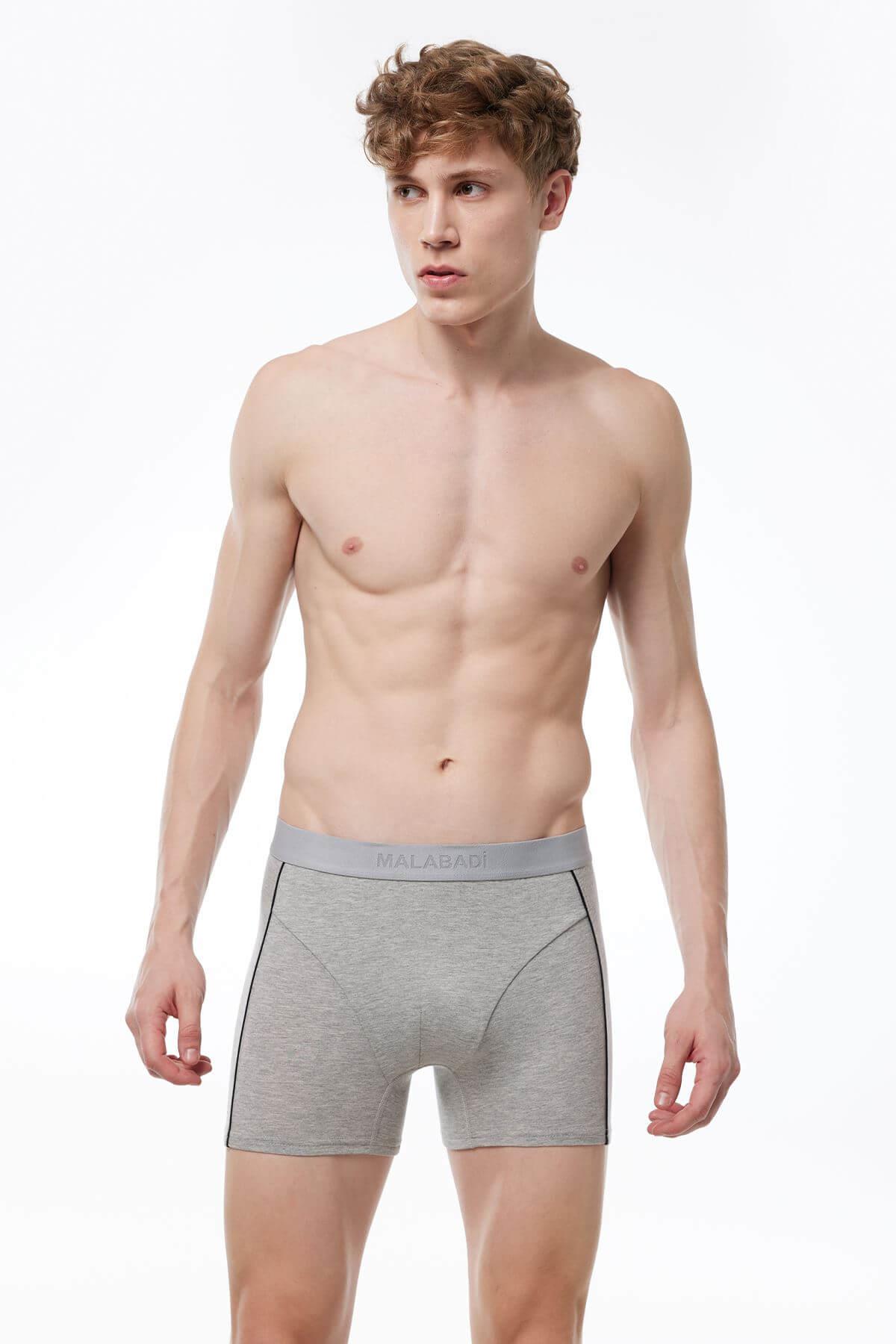 Malabadi 017 5'li Paket Erkek Biyeli Modal Boxer