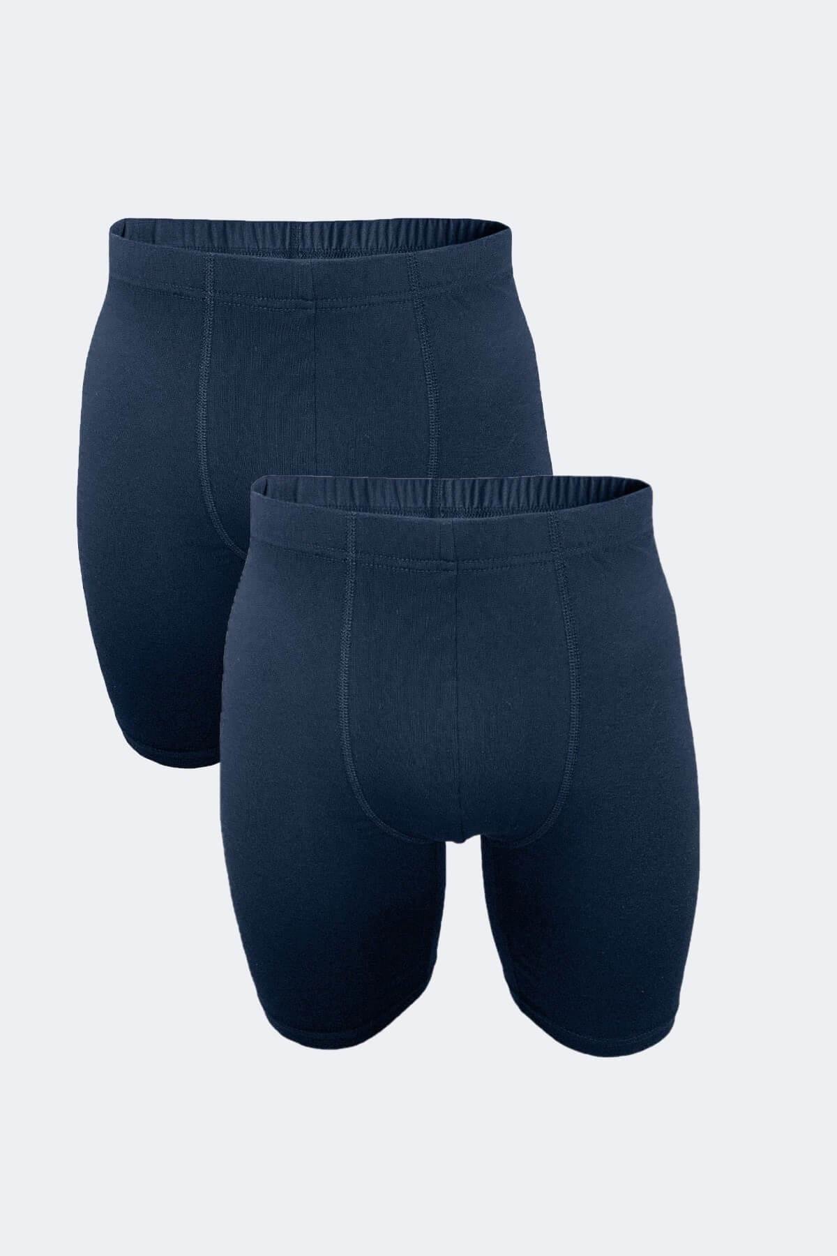 Malabadi 018 2'li Paket Erkek Uzun Paçalı Modal Boxer