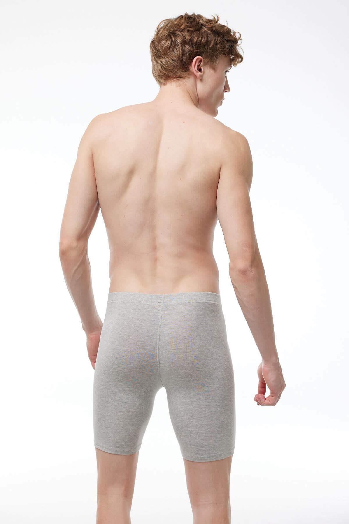 Malabadi 018 2'li Paket Erkek Uzun Paçalı Modal Boxer