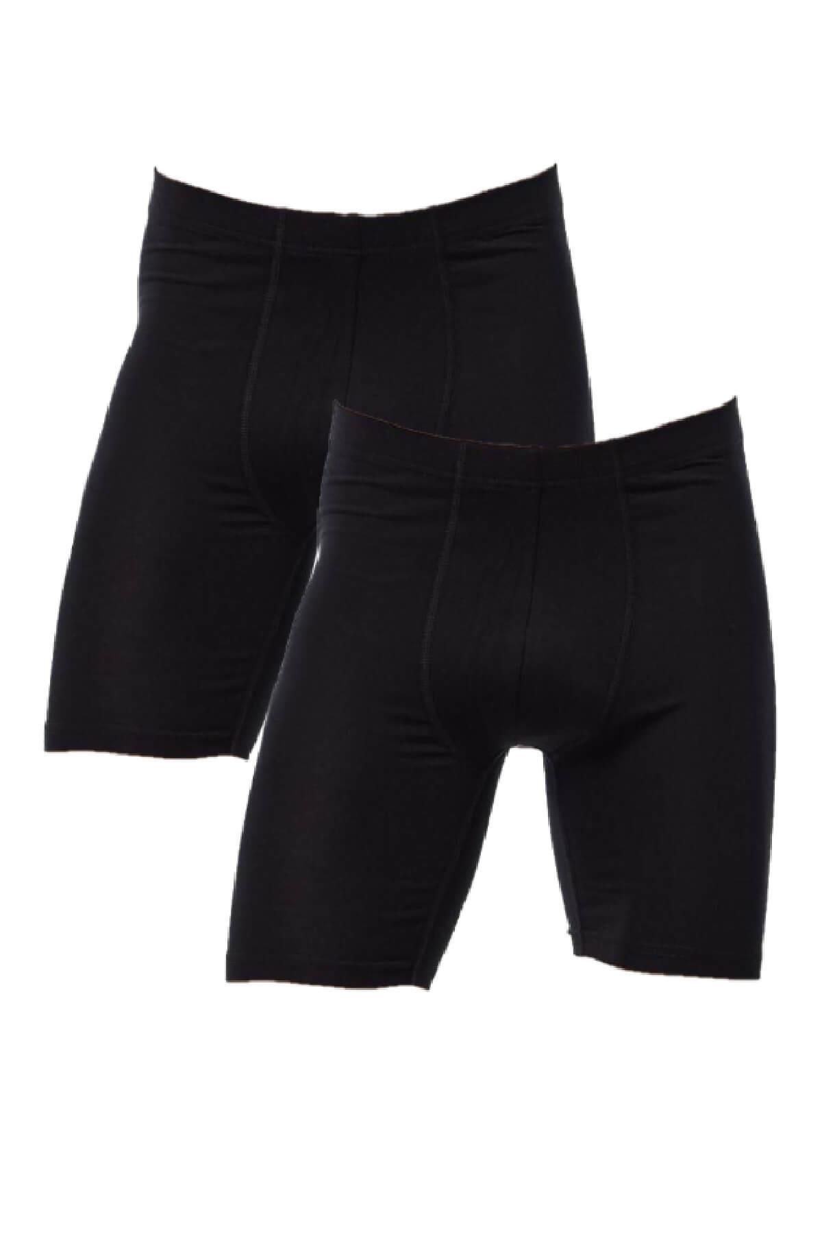 Malabadi 018 2'li Paket Erkek Uzun Paçalı Modal Boxer