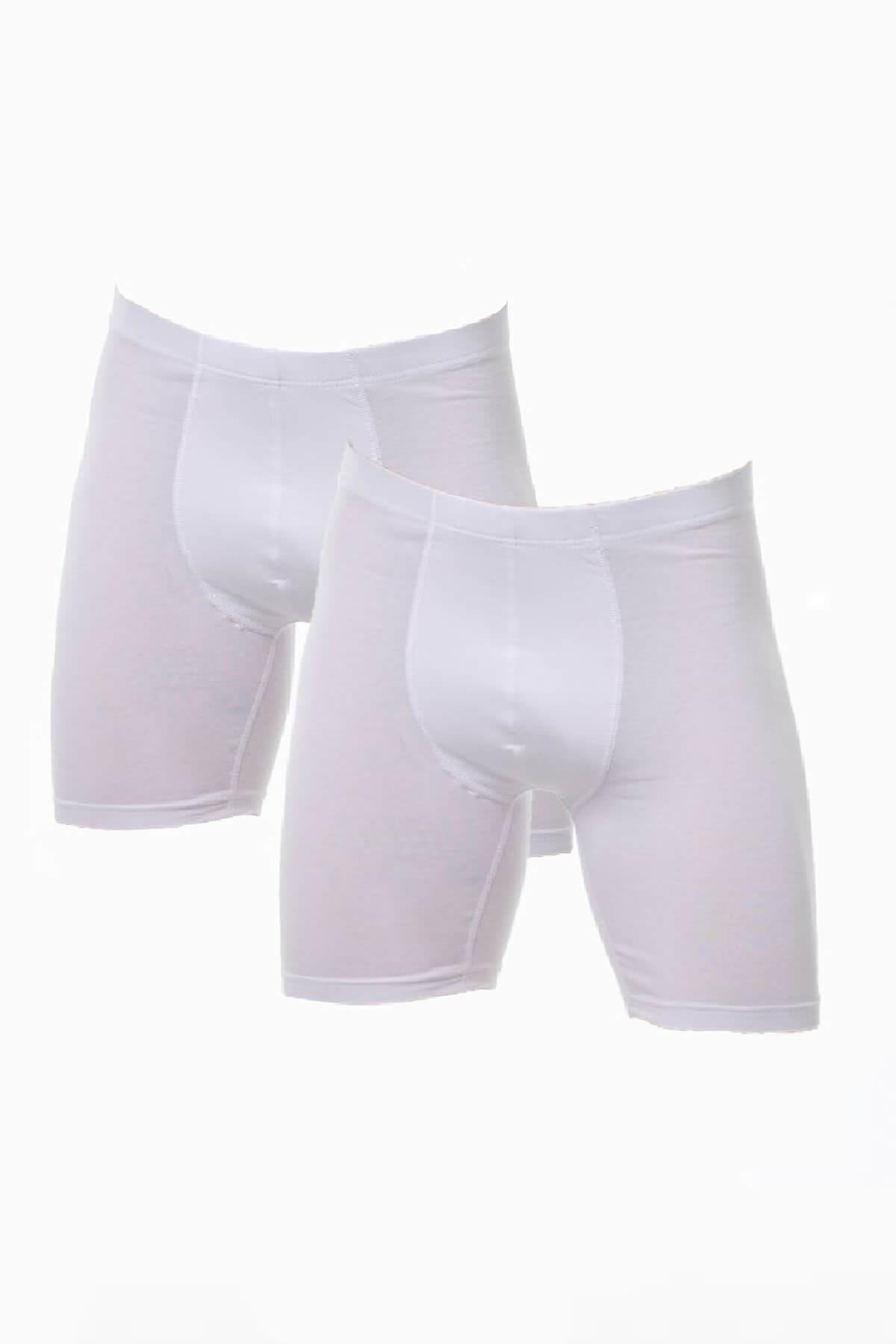 Malabadi 018 2'li Paket Erkek Uzun Paçalı Modal Boxer