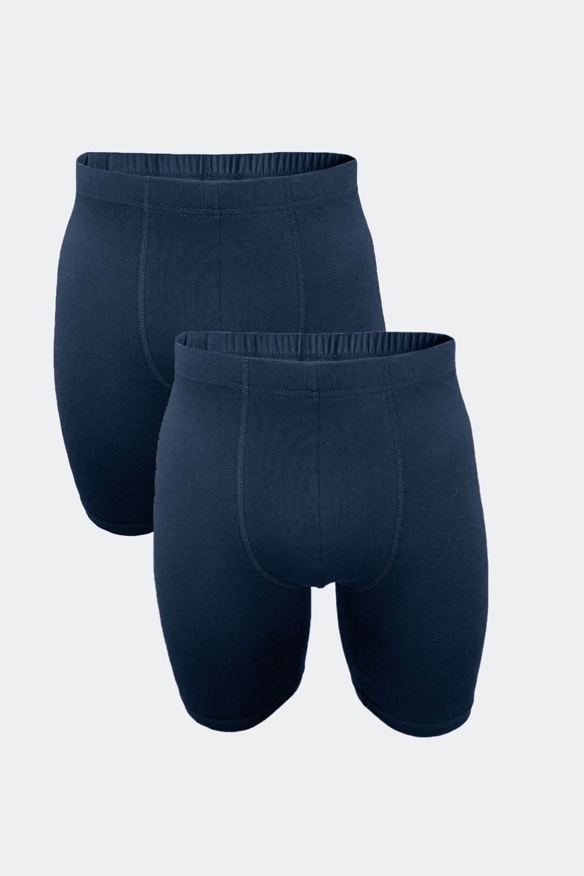 Malabadi 018 2'li Paket Erkek Uzun Paçalı Modal Boxer