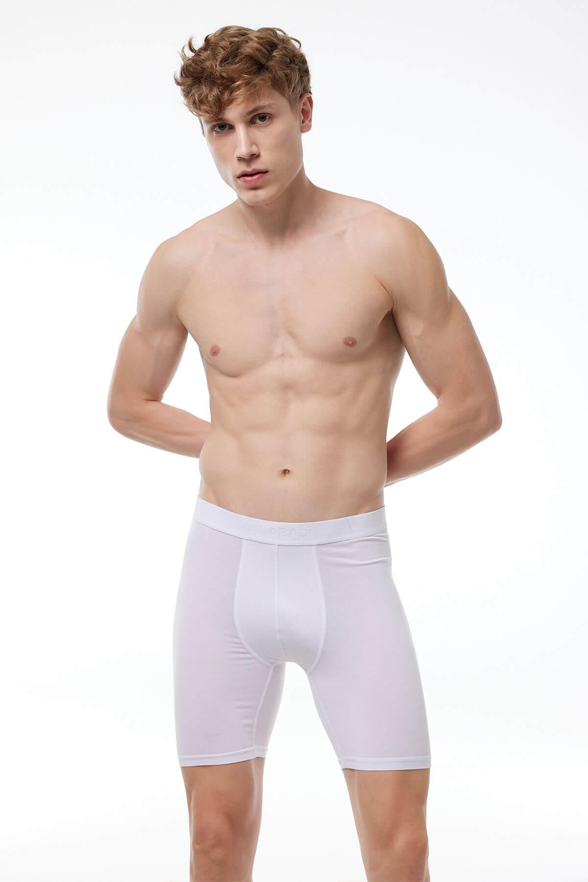 Malabadi 019 - Erkek Uzun Paçalı Modal Boxer ( Kemerli Bel Lastiği )