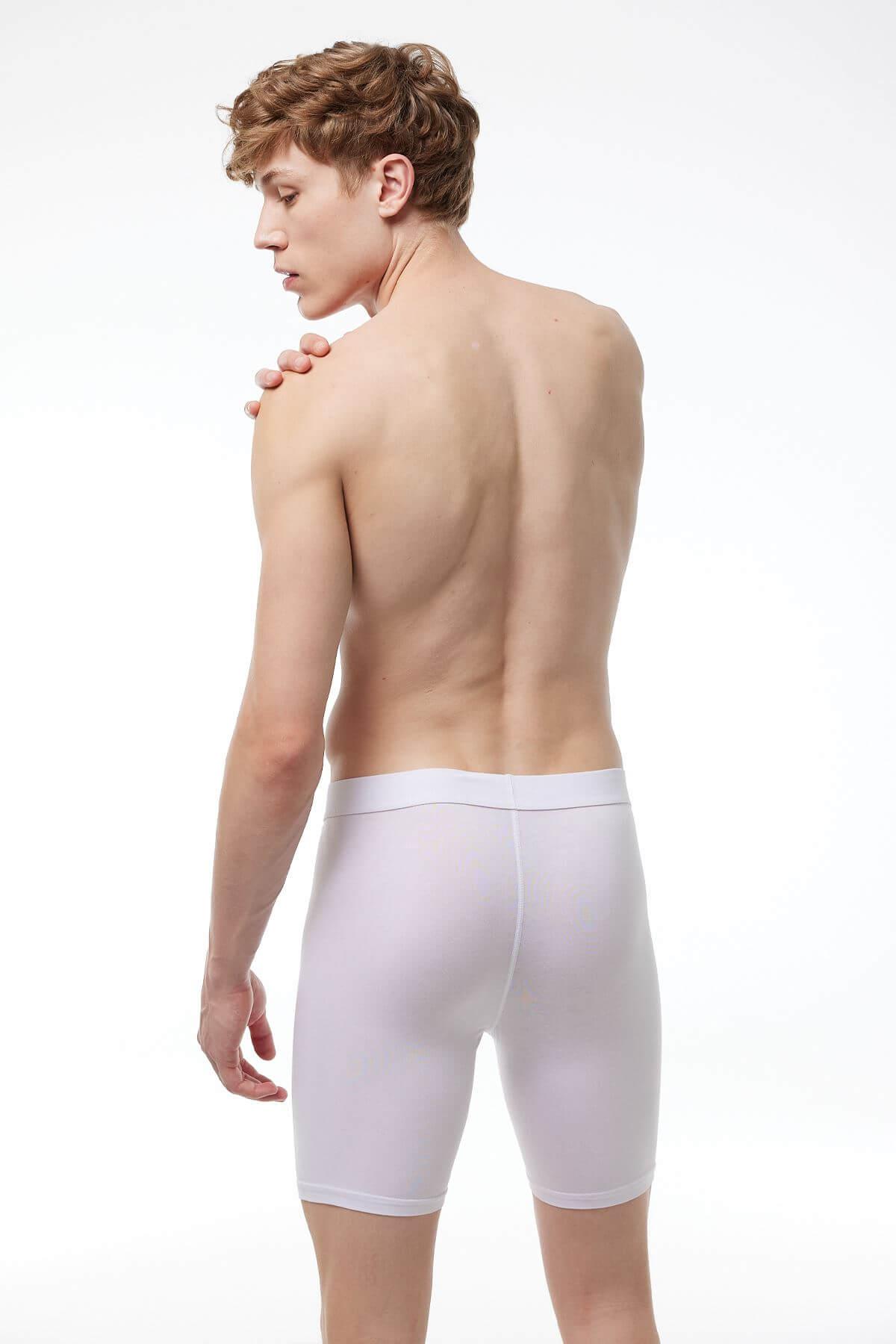 Malabadi 019 - Erkek Uzun Paçalı Modal Boxer ( Kemerli Bel Lastiği )