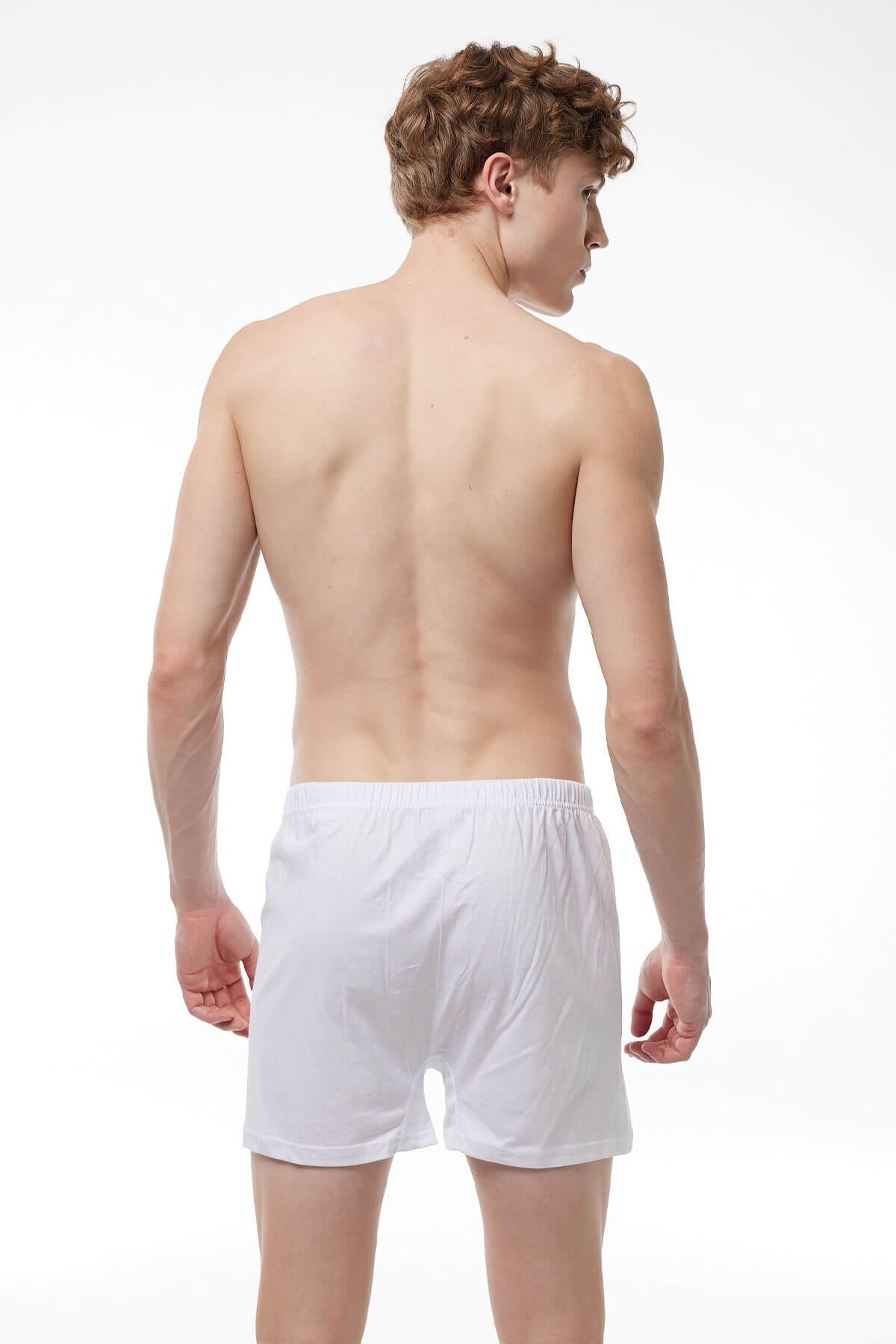 Malabadi 024 2'Li Paket Erkek Geniş Kalıp %100 Pamuk Boxer