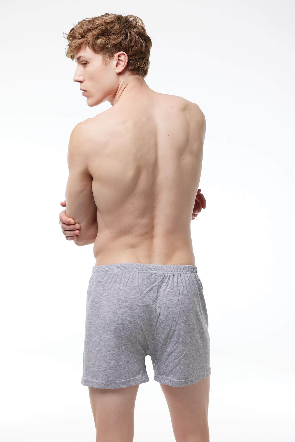 Malabadi 024 2'Li Paket Erkek Geniş Kalıp %100 Pamuk Boxer