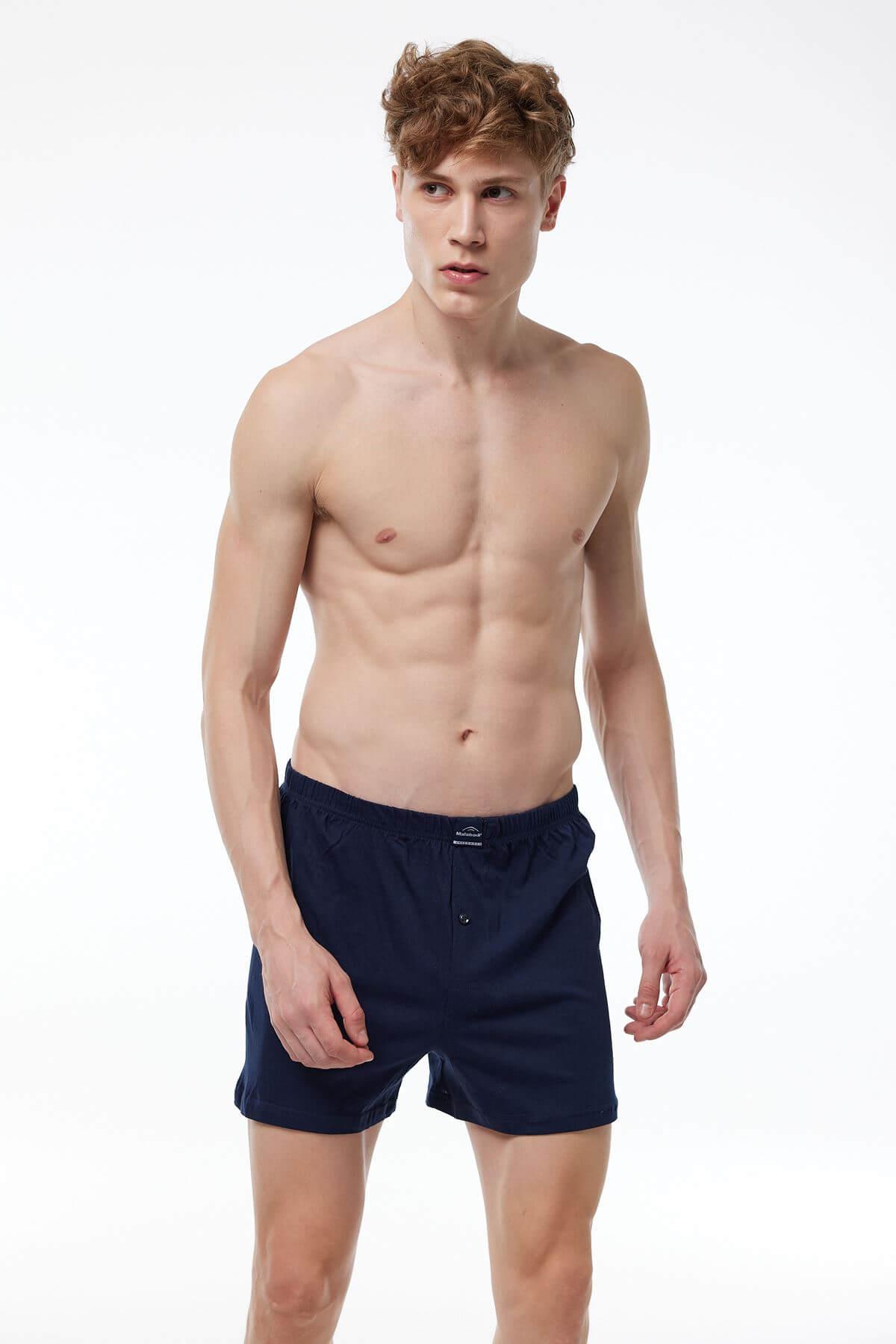 Malabadi 024 Erkek Geniş Kalıp %100 Pamuk Boxer