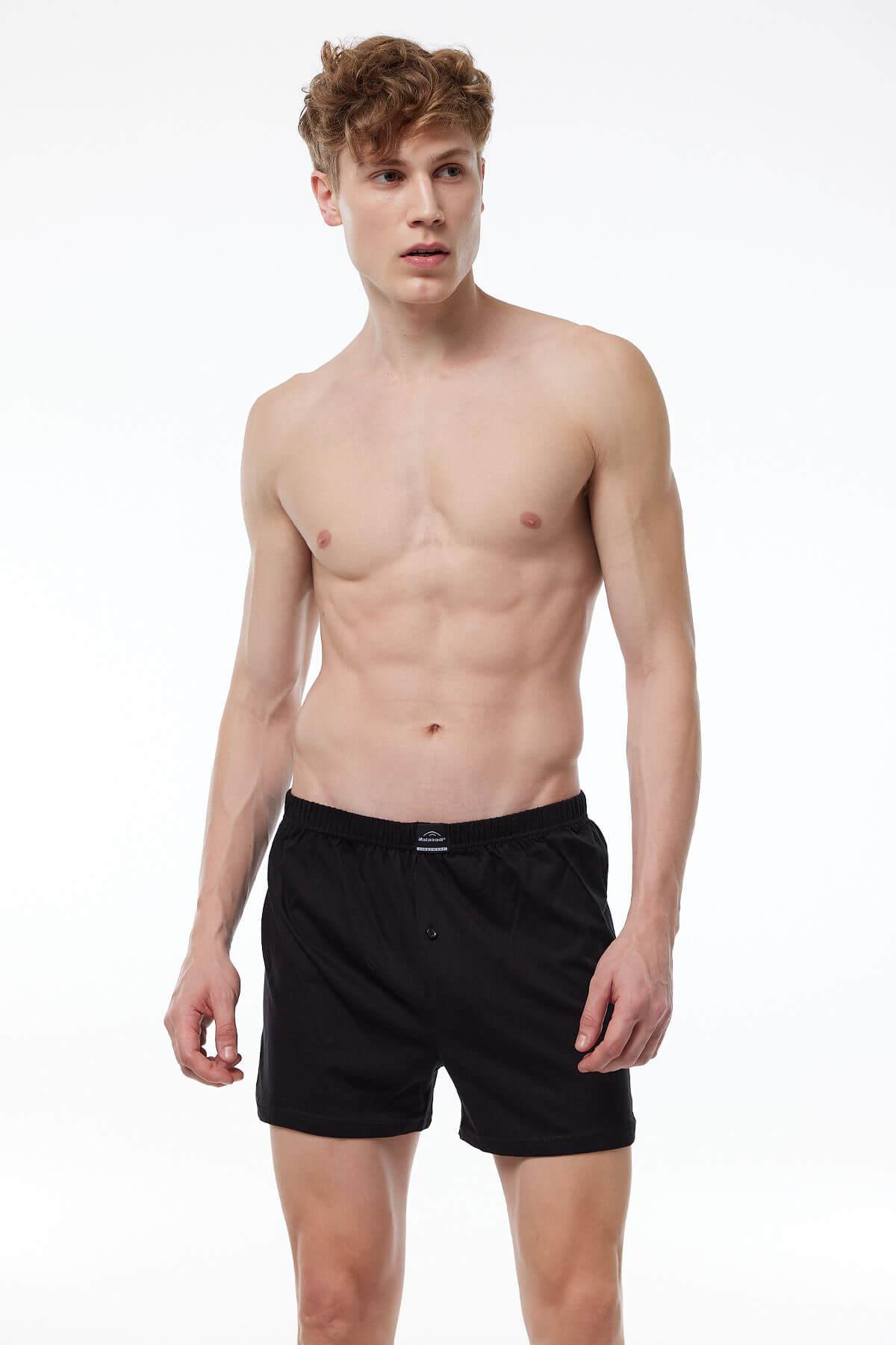 Malabadi 024 Erkek Geniş Kalıp %100 Pamuk Boxer